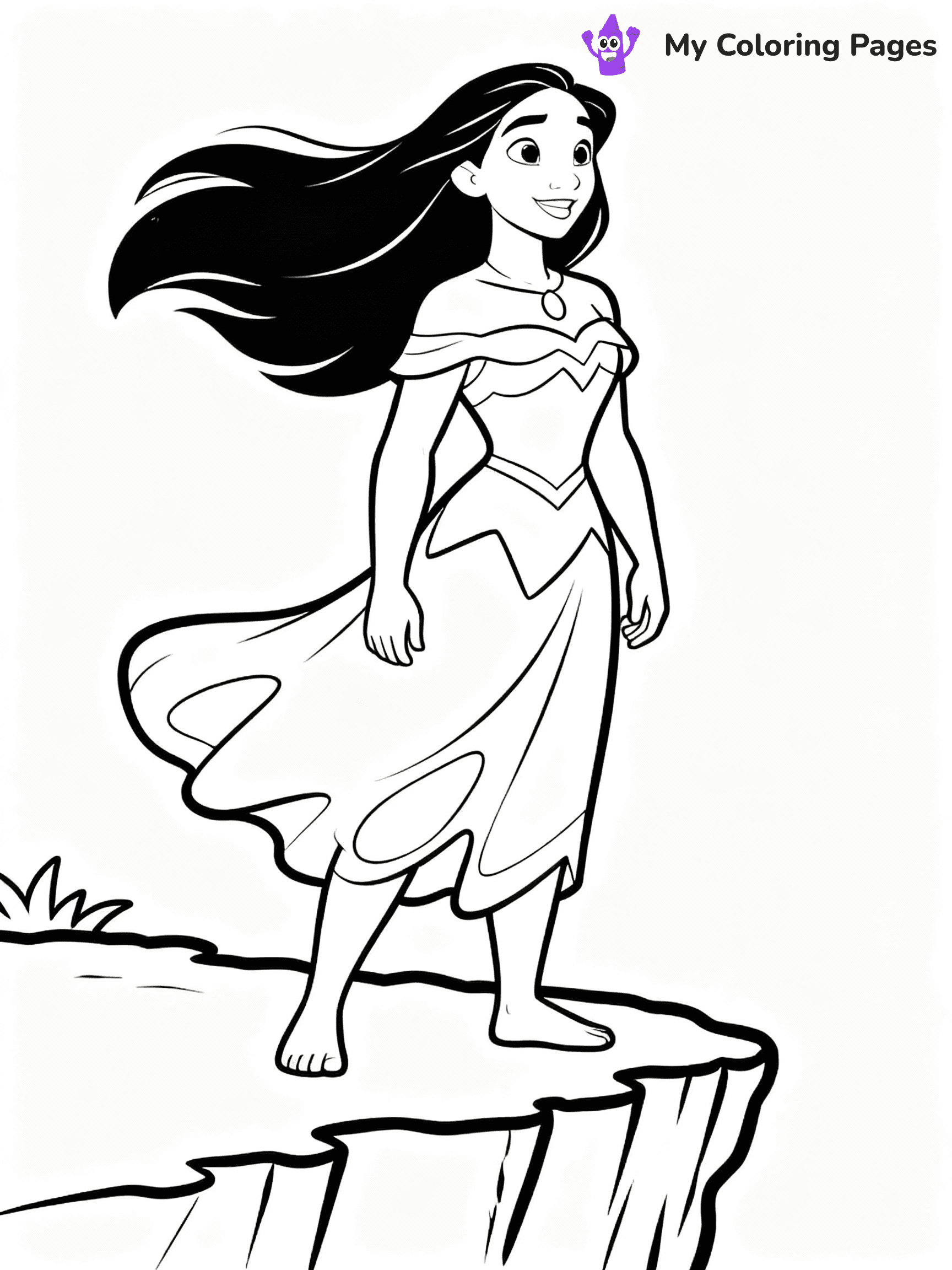 Pocahontas Coloring Pages - 9