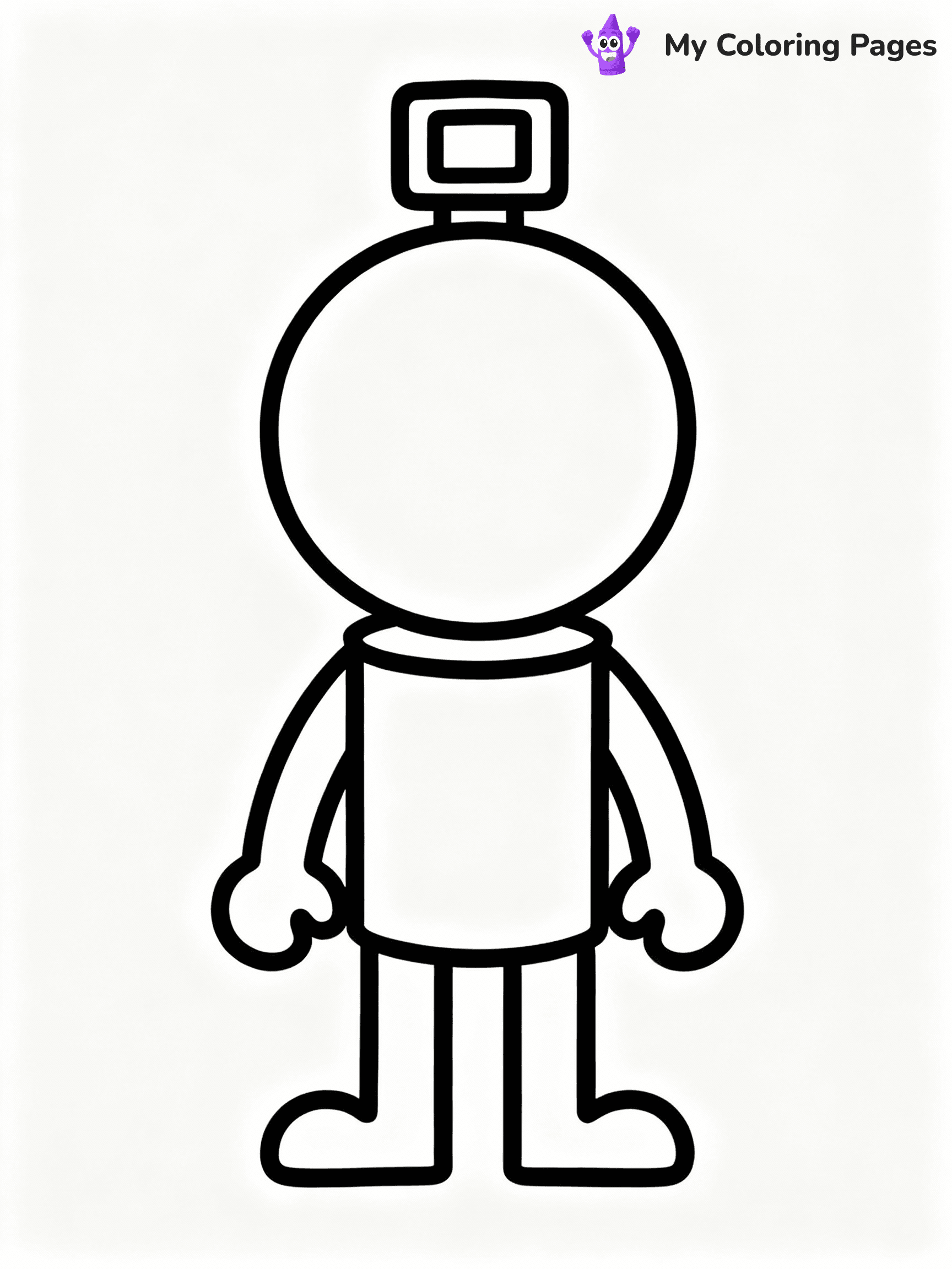 Skibidi Toilet Coloring Pages - 35