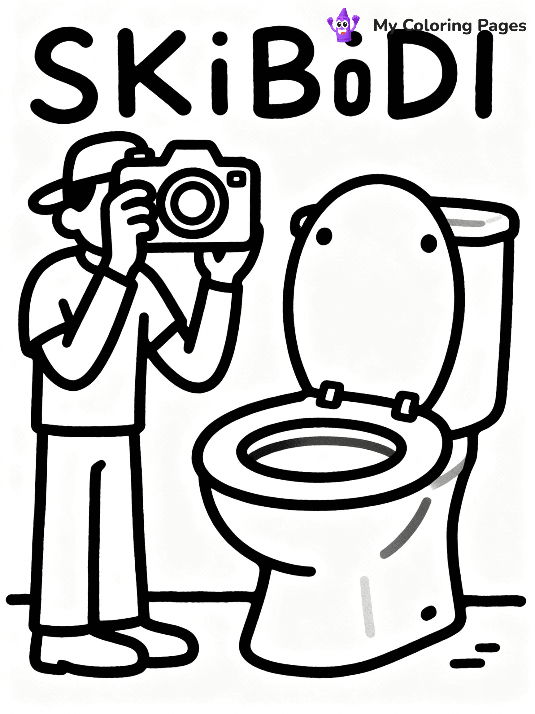 Skibidi Toilet Coloring Pages - 33