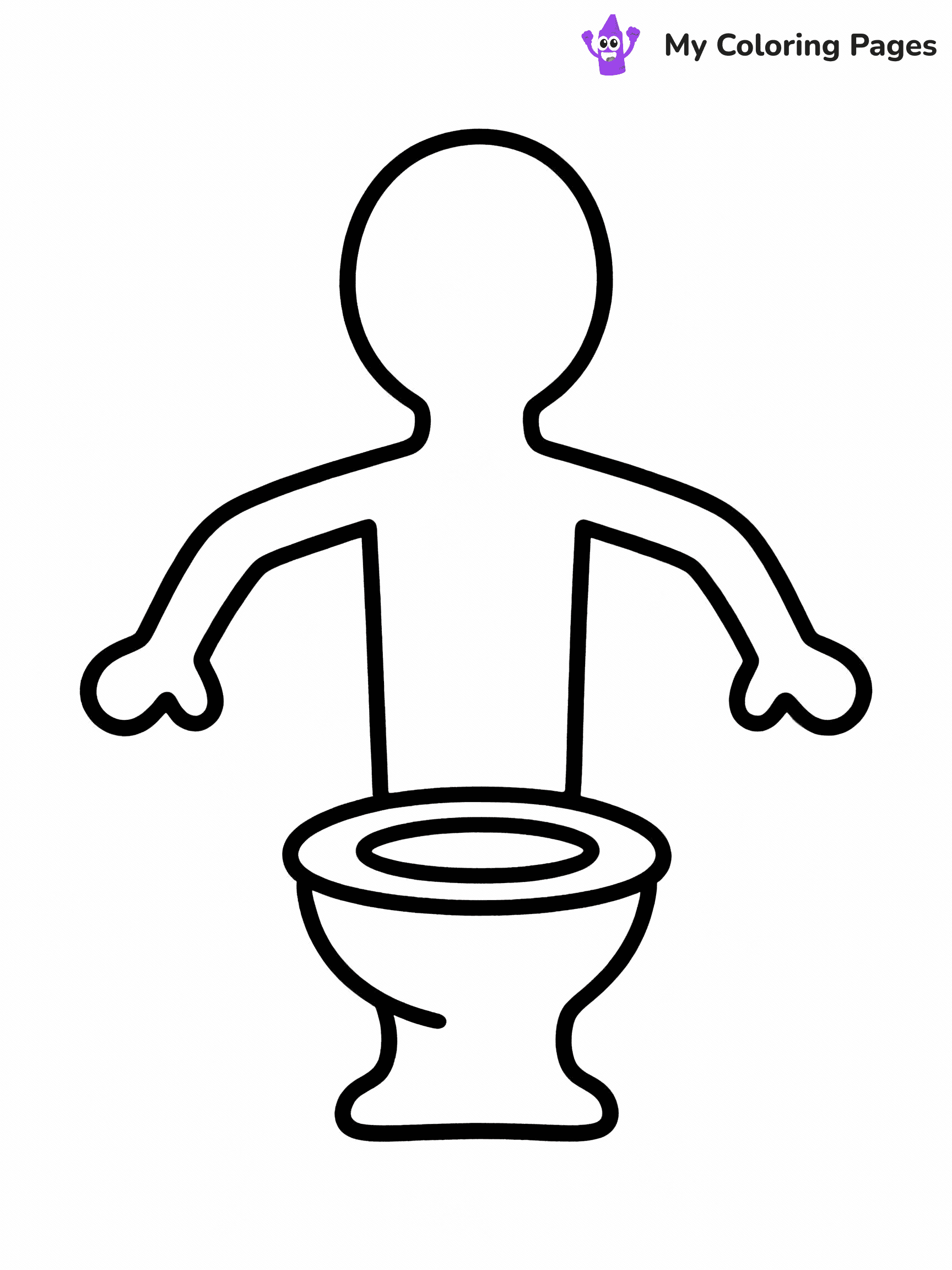 Skibidi Toilet Coloring Pages - 26