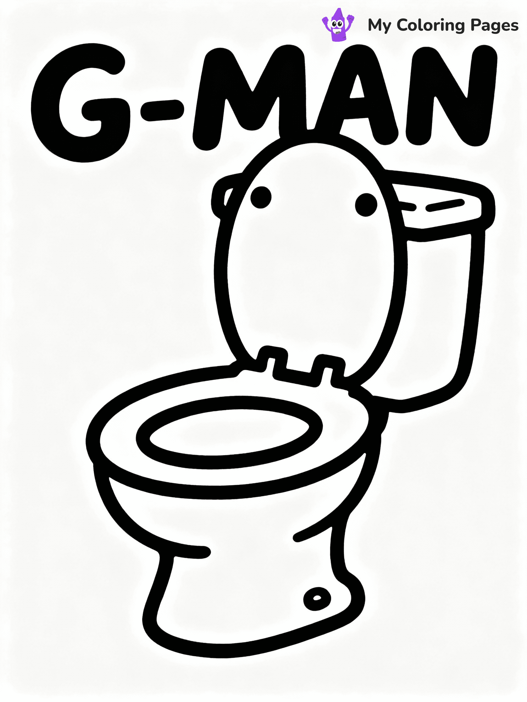 Skibidi Toilet Coloring Pages - 24