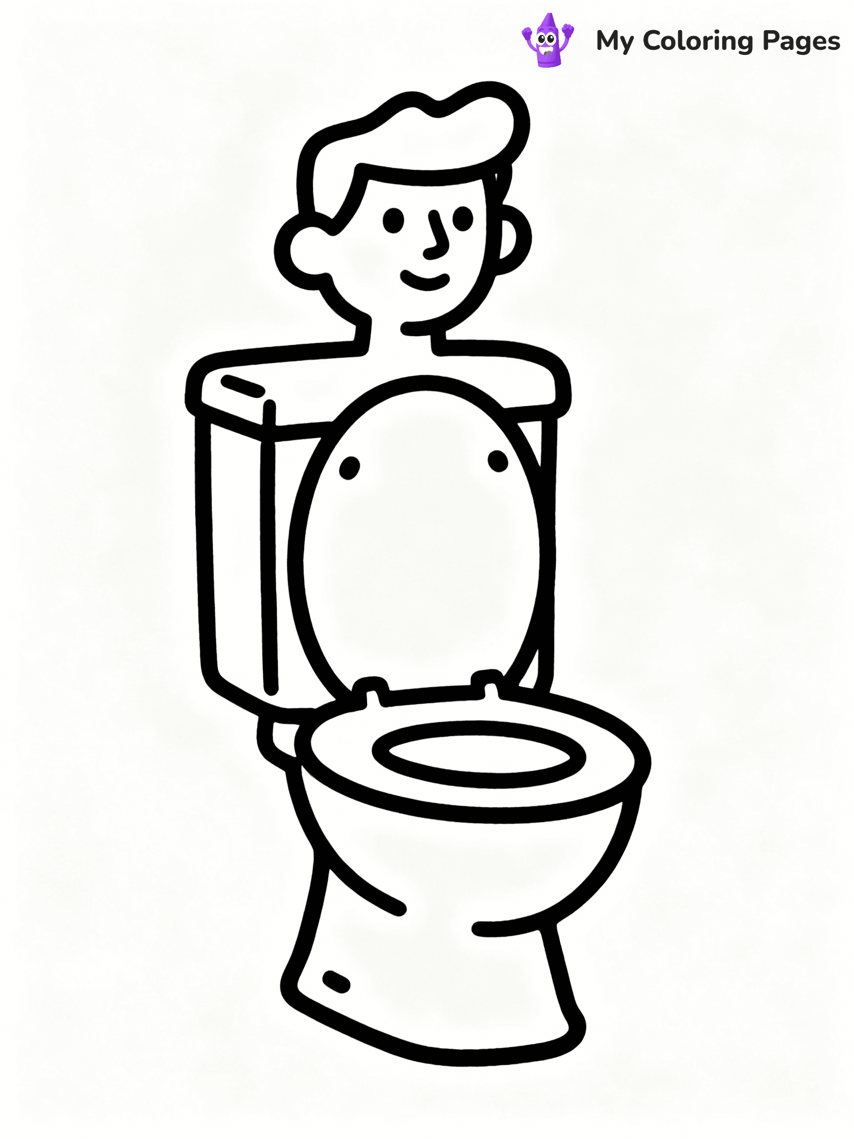 Skibidi Toilet Coloring Pages - 22