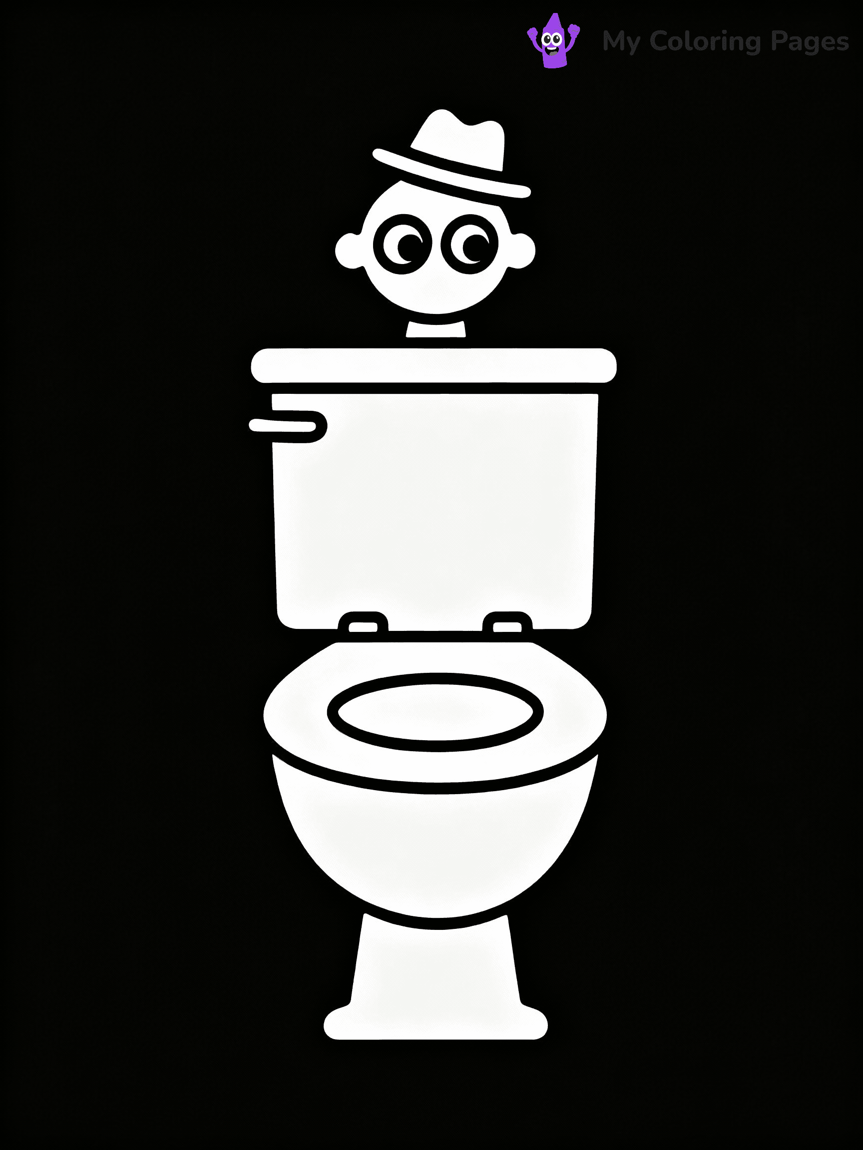 Skibidi Toilet Coloring Pages - 12