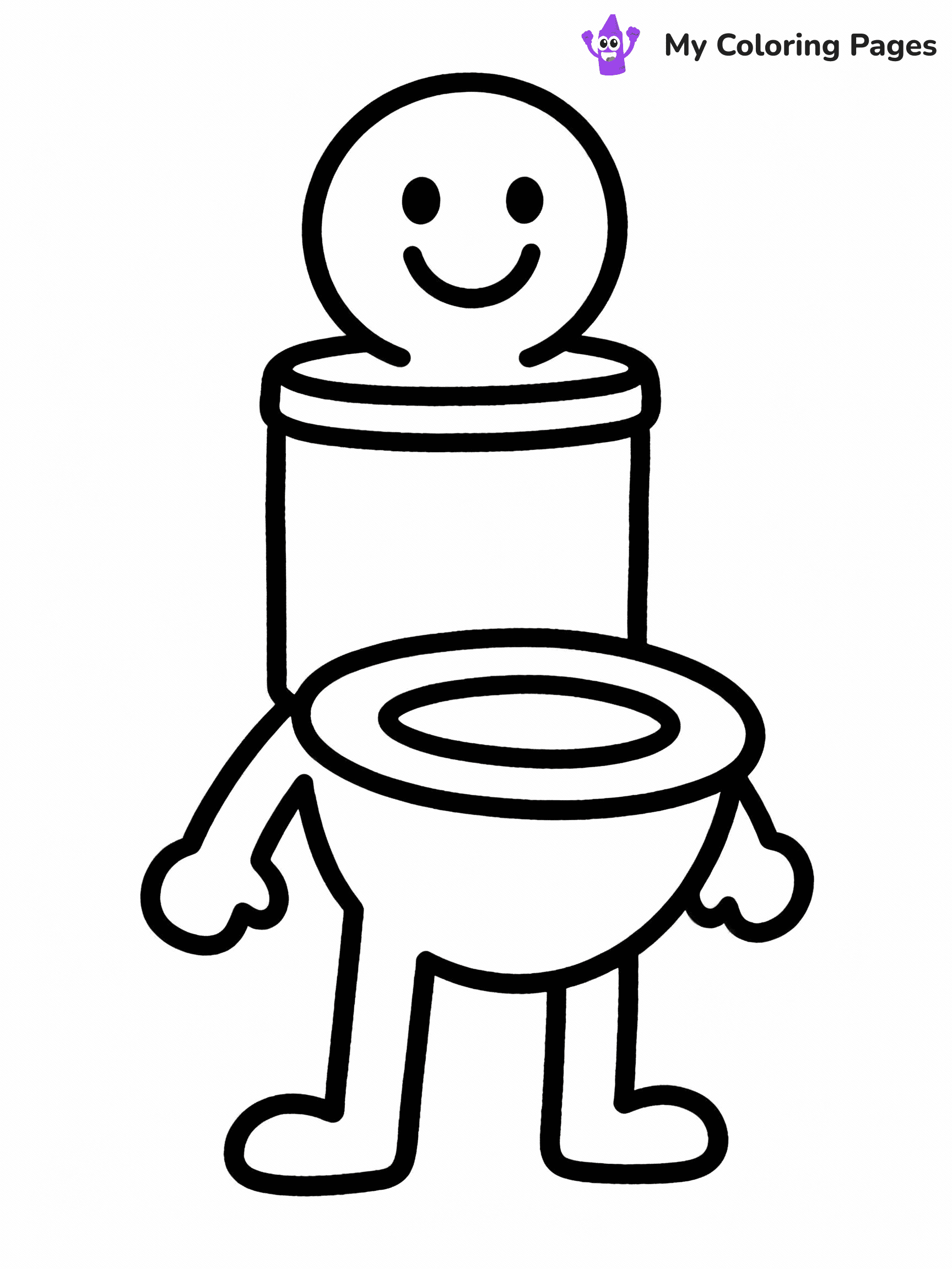 Skibidi Toilet Coloring Pages - 11