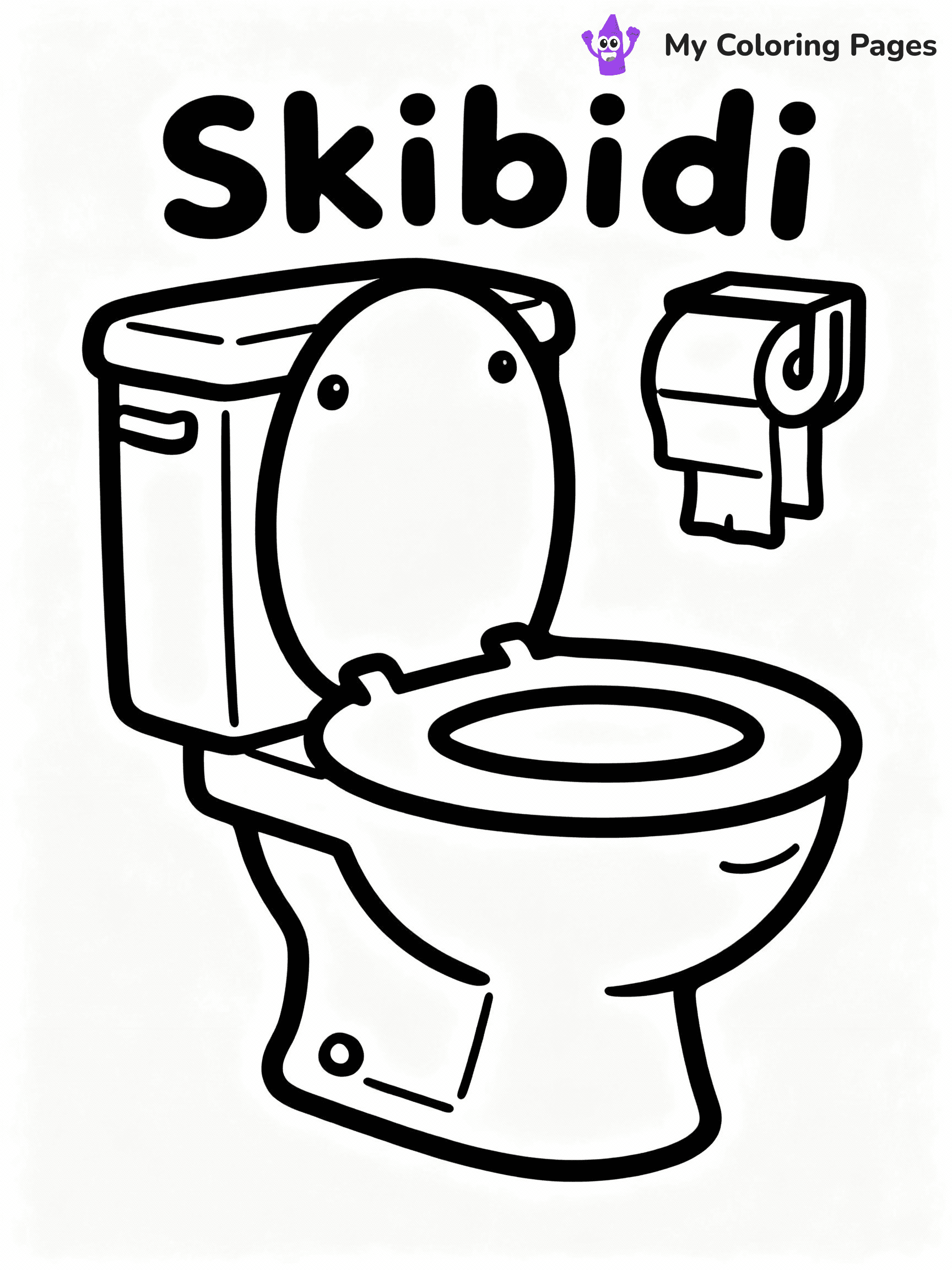 Skibidi Toilet Coloring Pages - 7