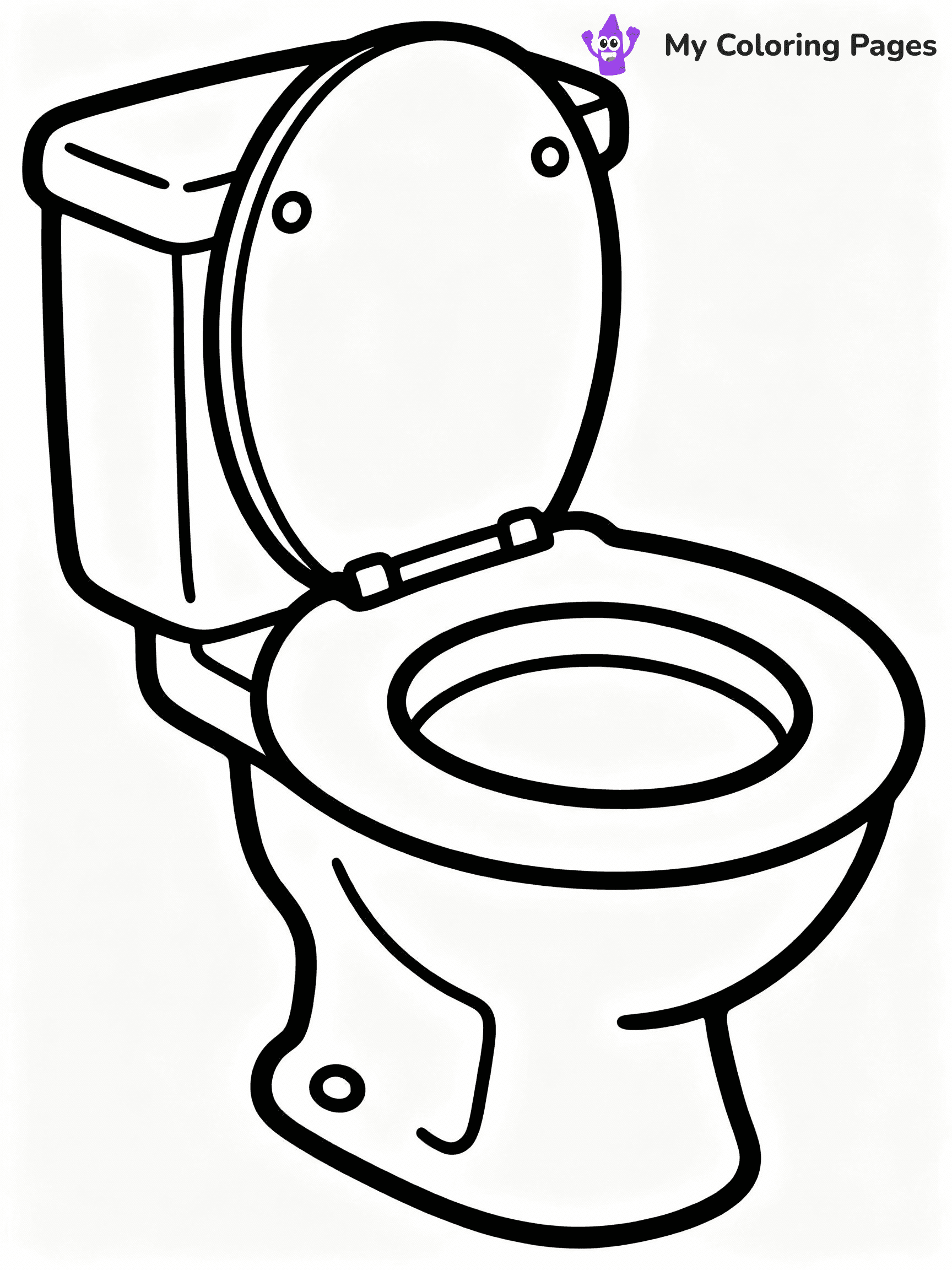 Skibidi Toilet Coloring Pages - 3