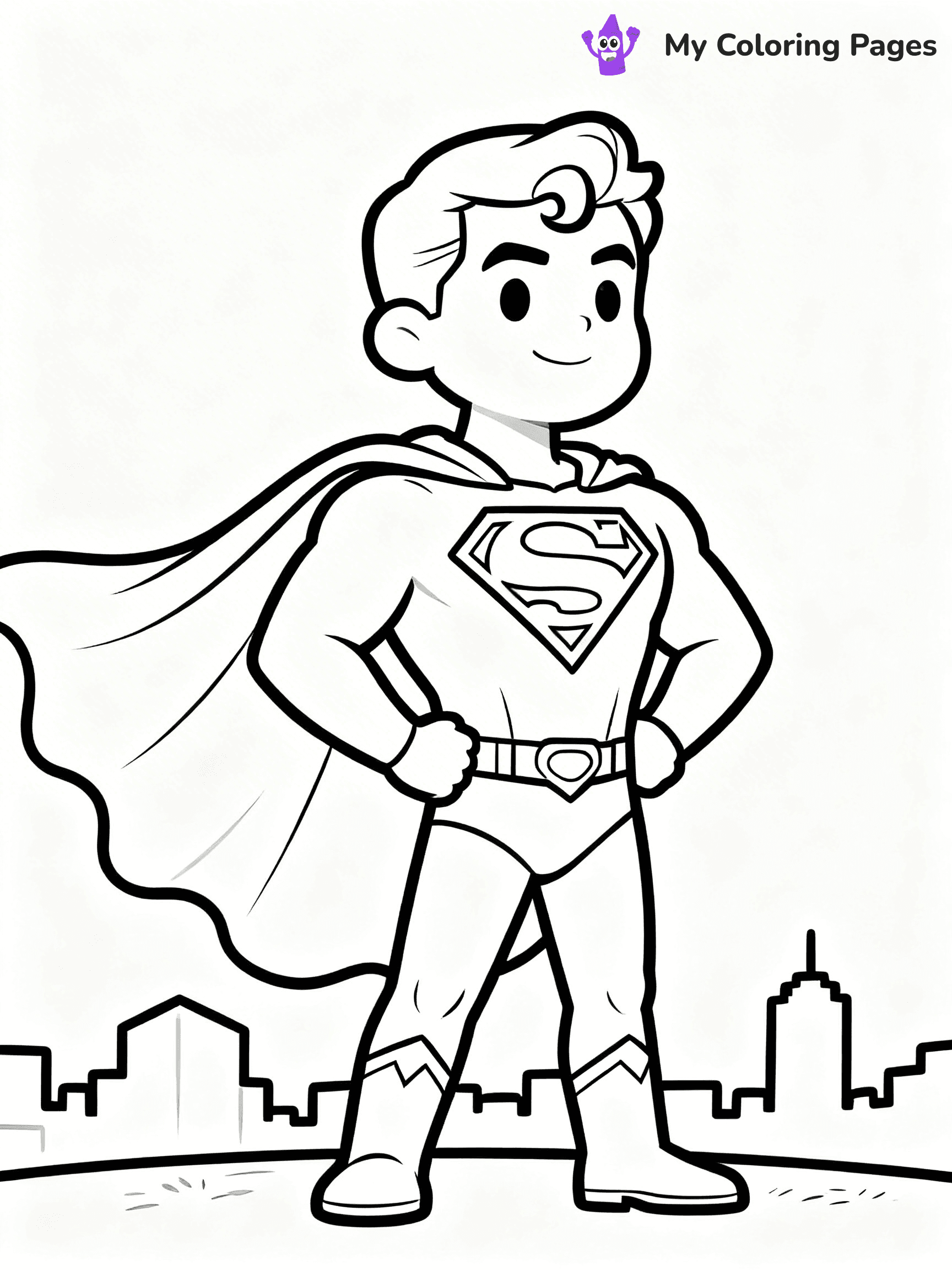 Supergirl Coloring Pages - 22