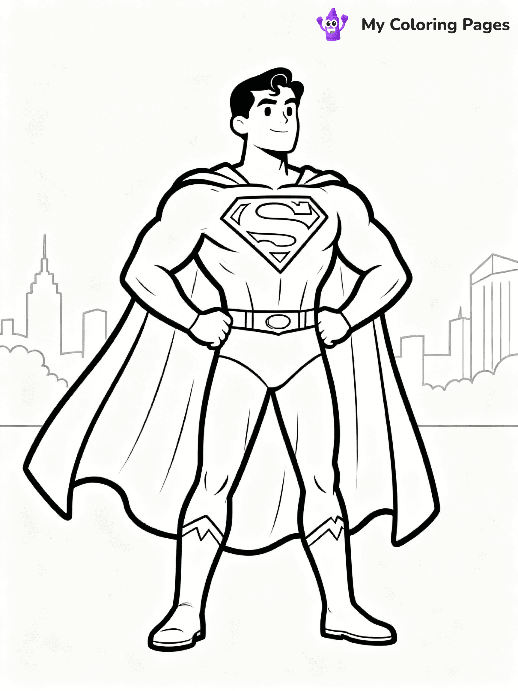 Supergirl Coloring Pages - 20