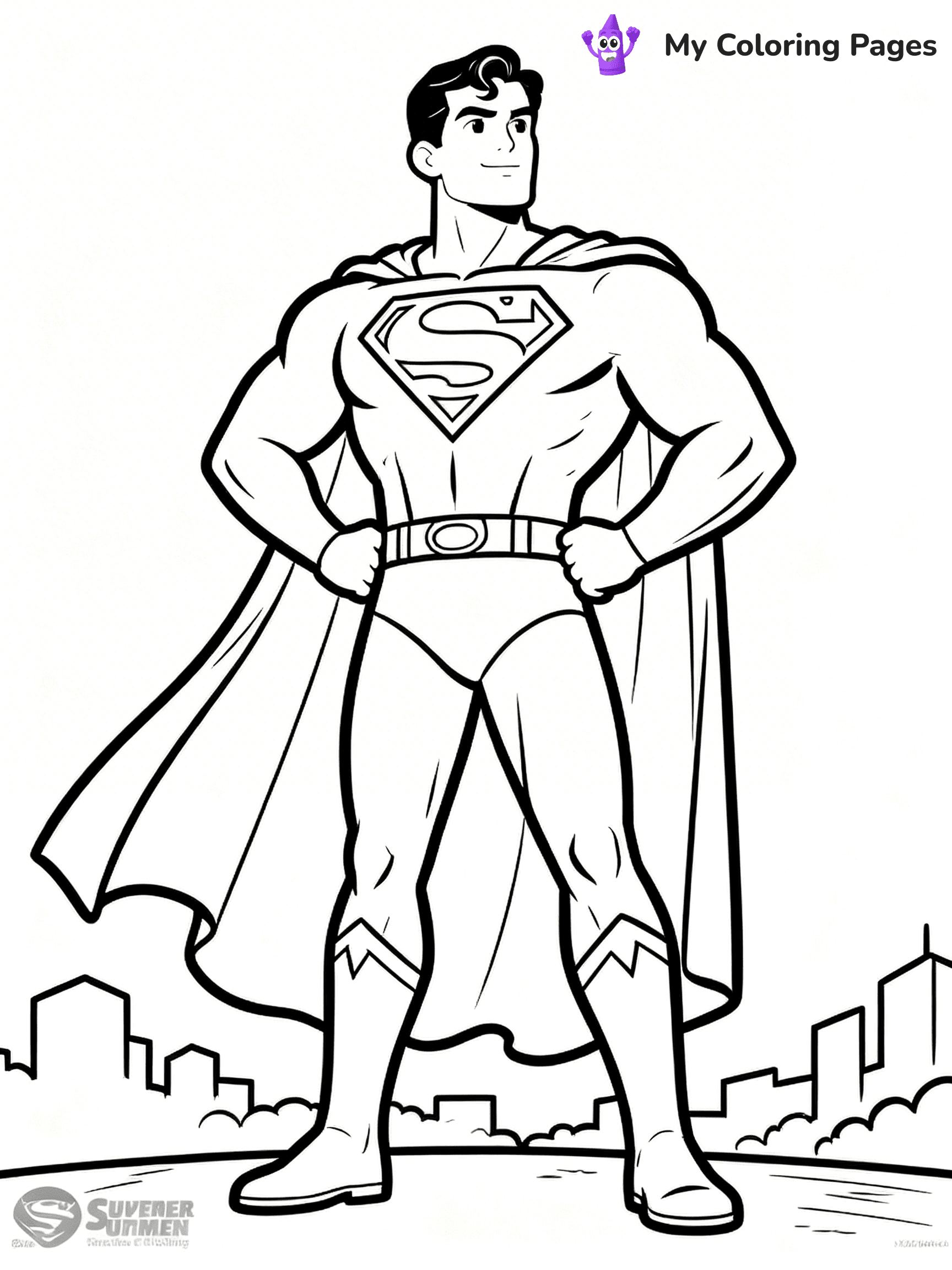 Supergirl Coloring Pages - 19