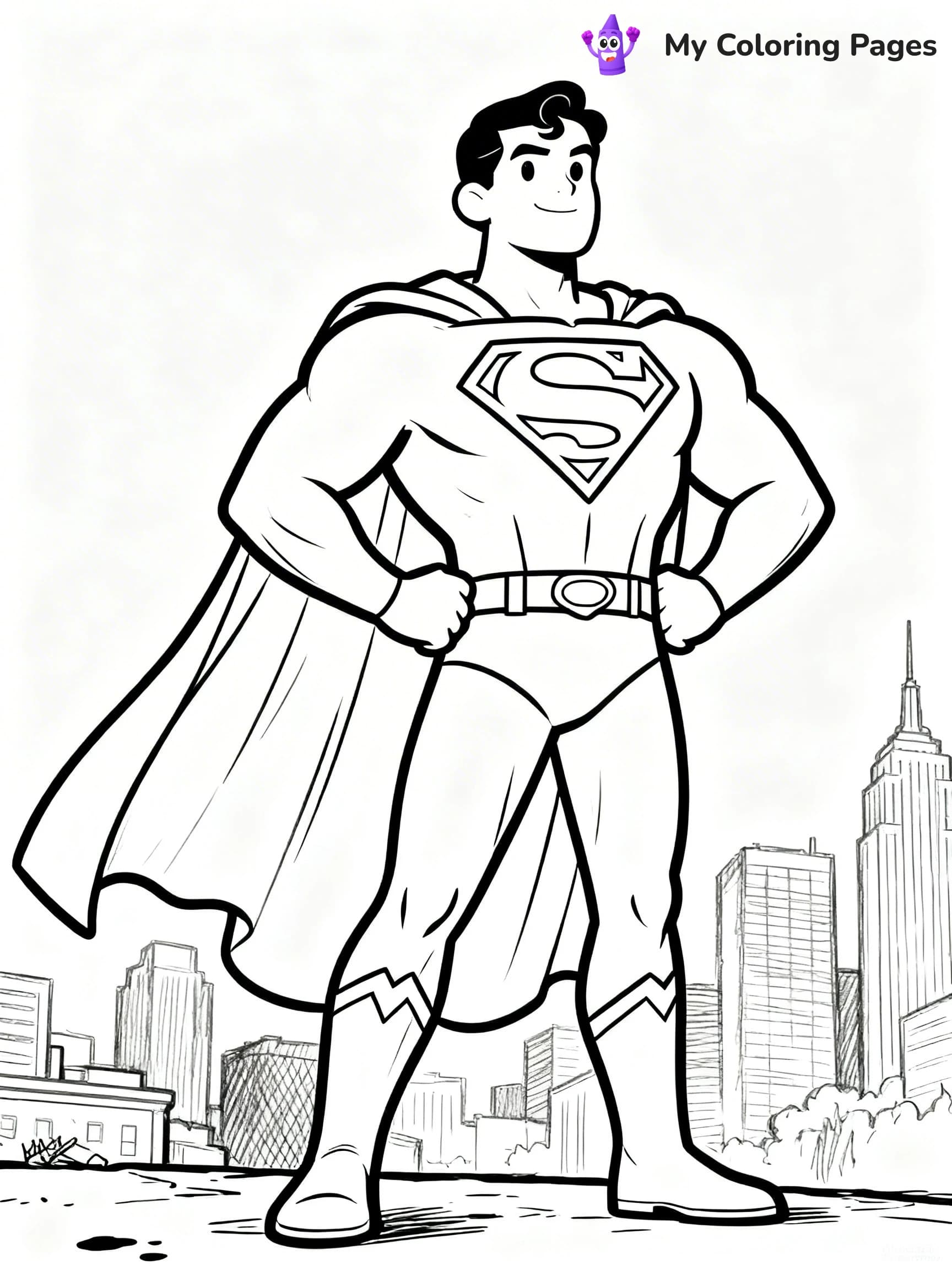 Supergirl Coloring Pages - 18