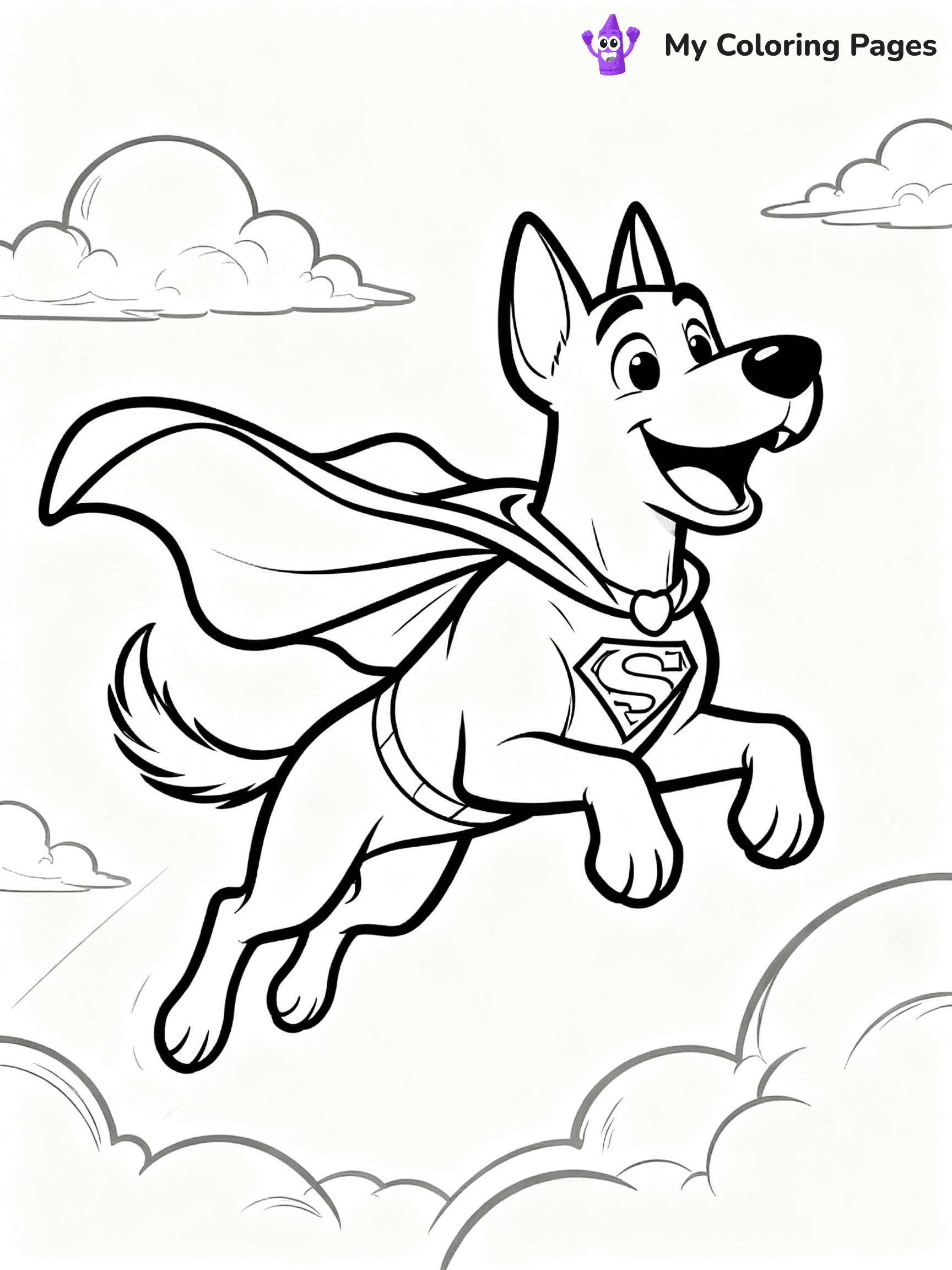 Supergirl Coloring Pages - 6