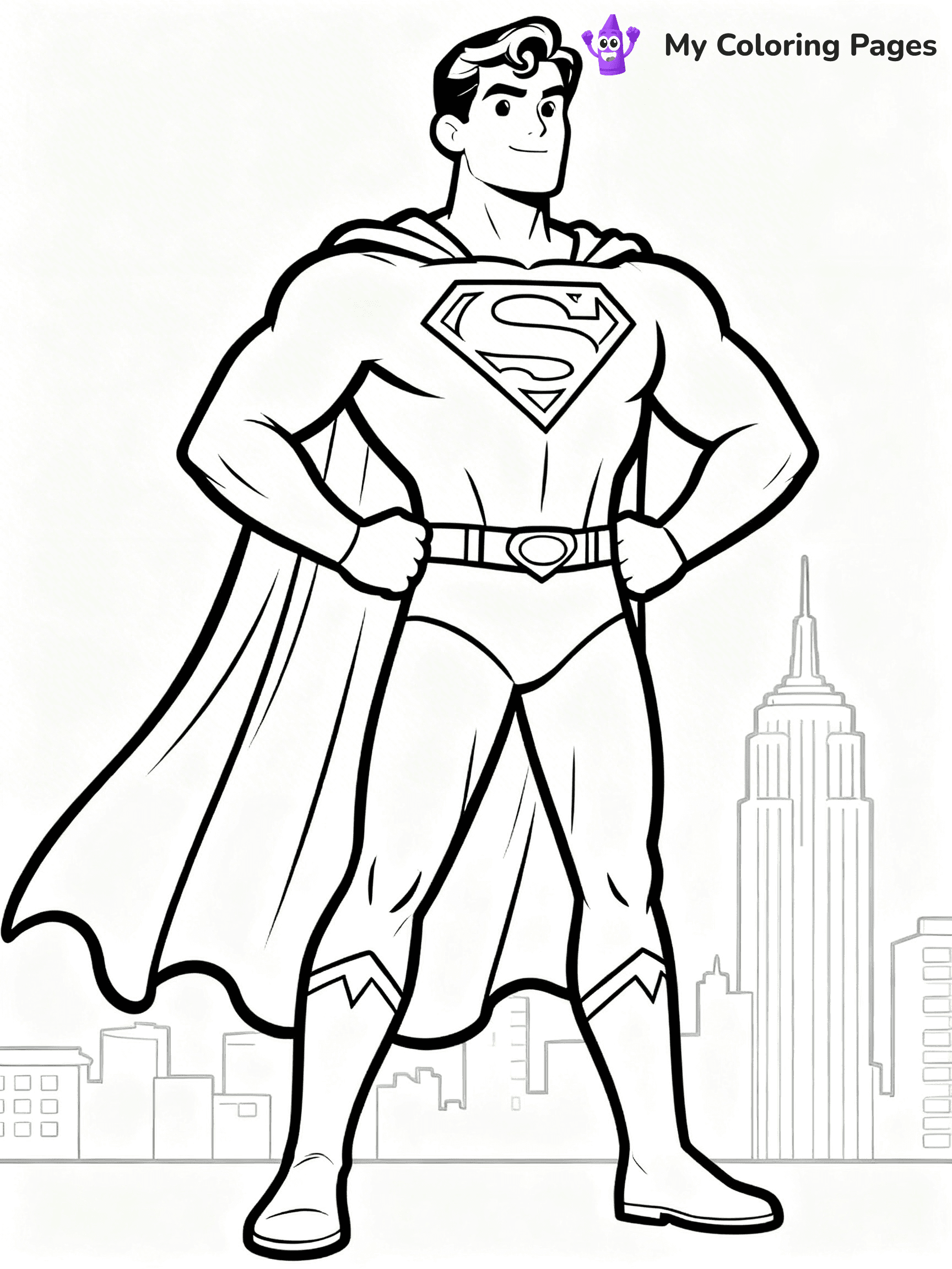 Supergirl Coloring Pages - 2