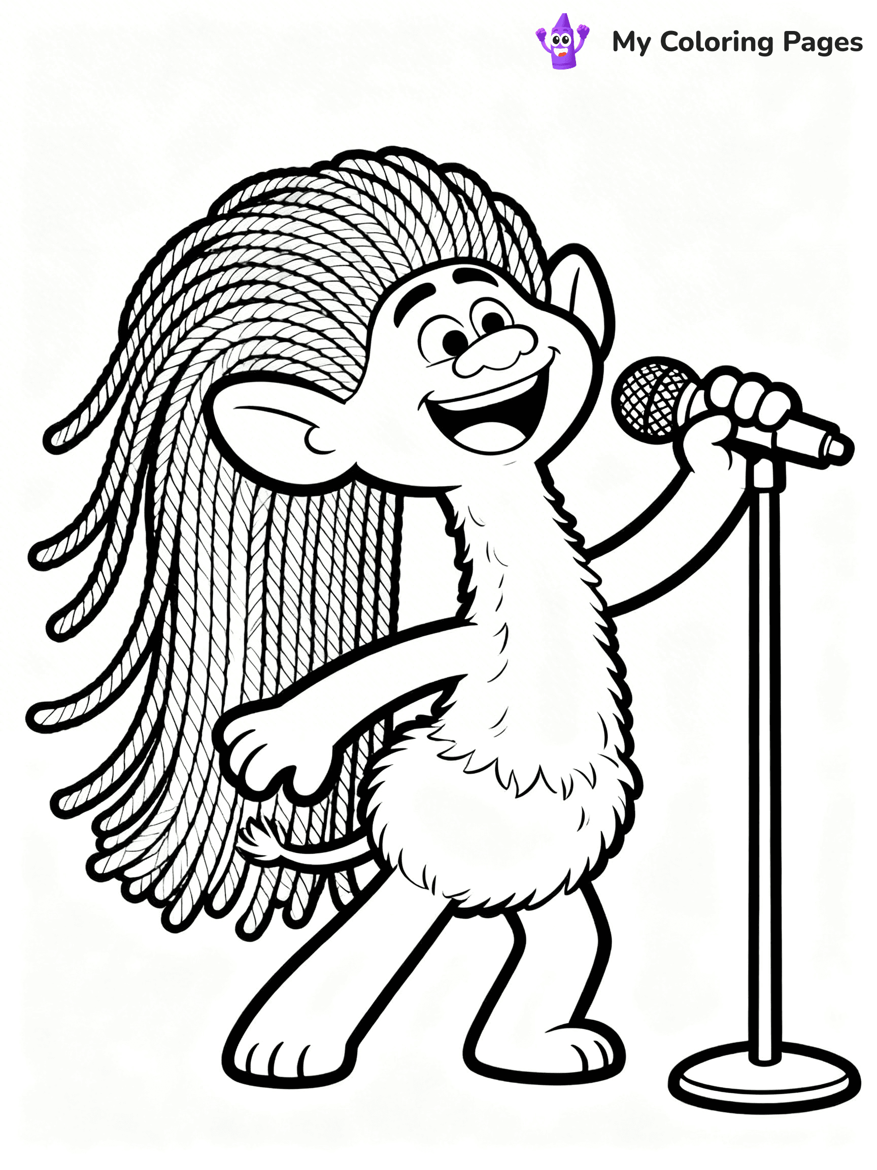 Trolls Band Together Coloring Pages - 414