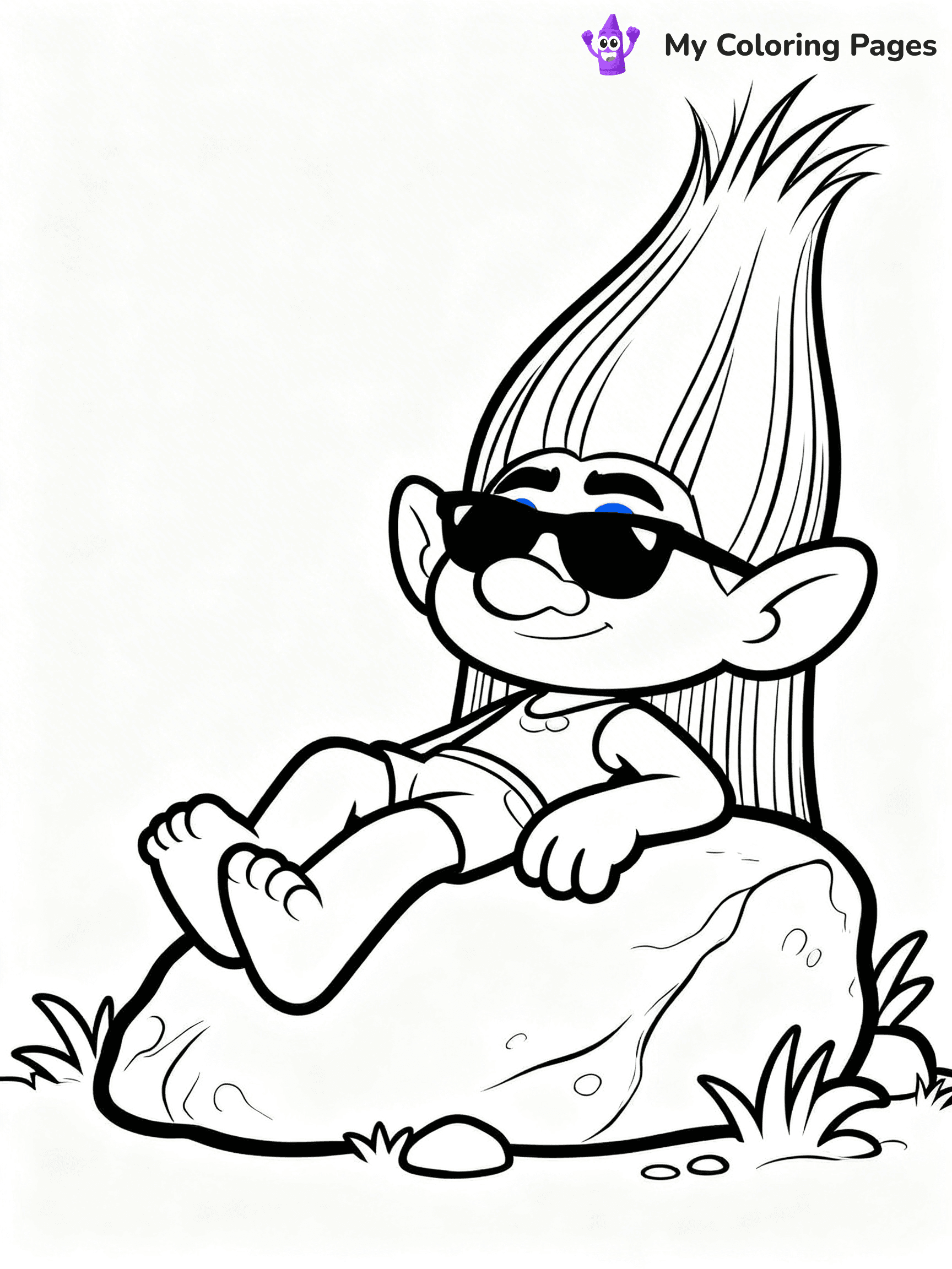 Trolls Band Together Coloring Pages - 398
