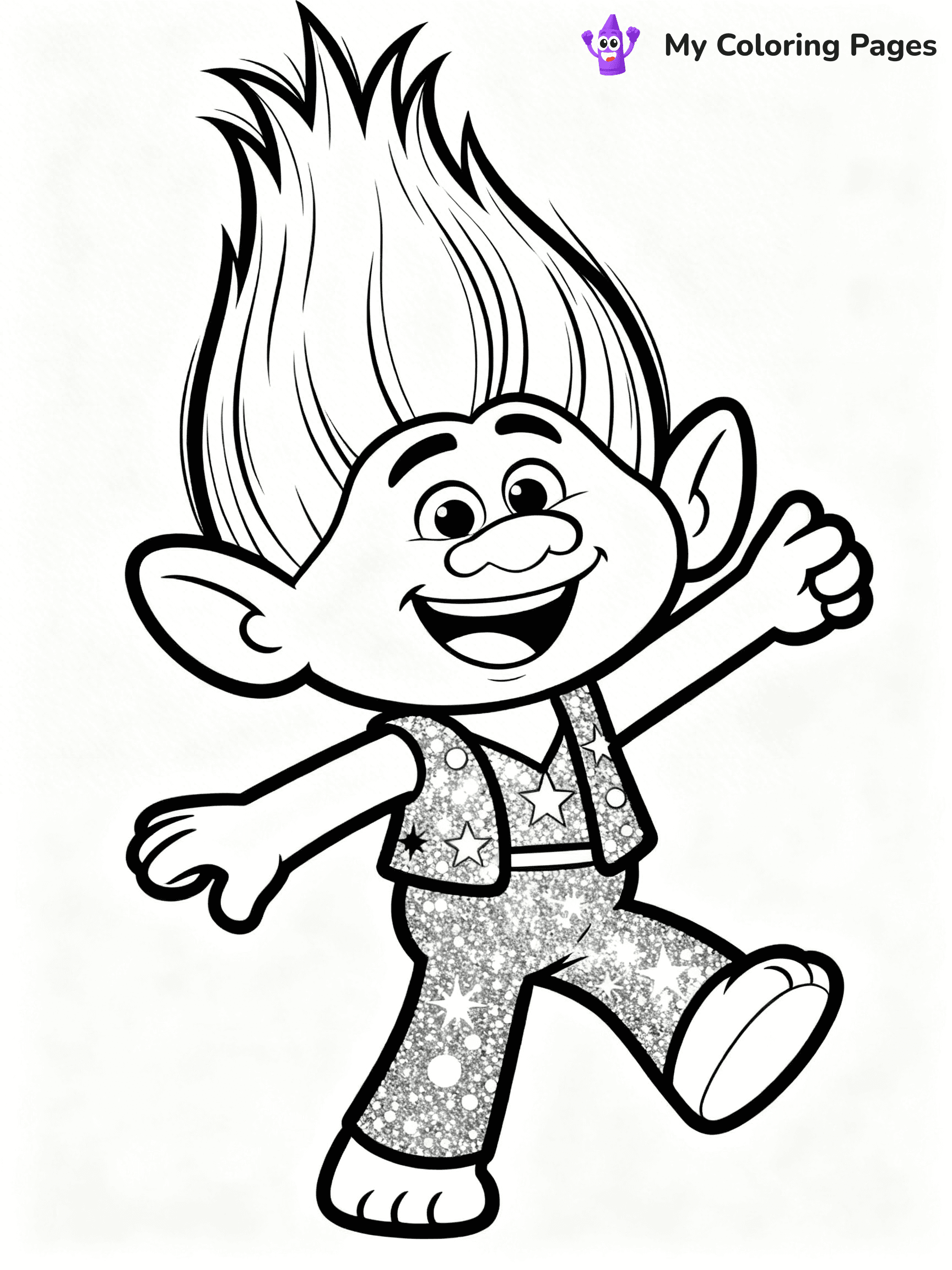 Trolls Band Together Coloring Pages - 396