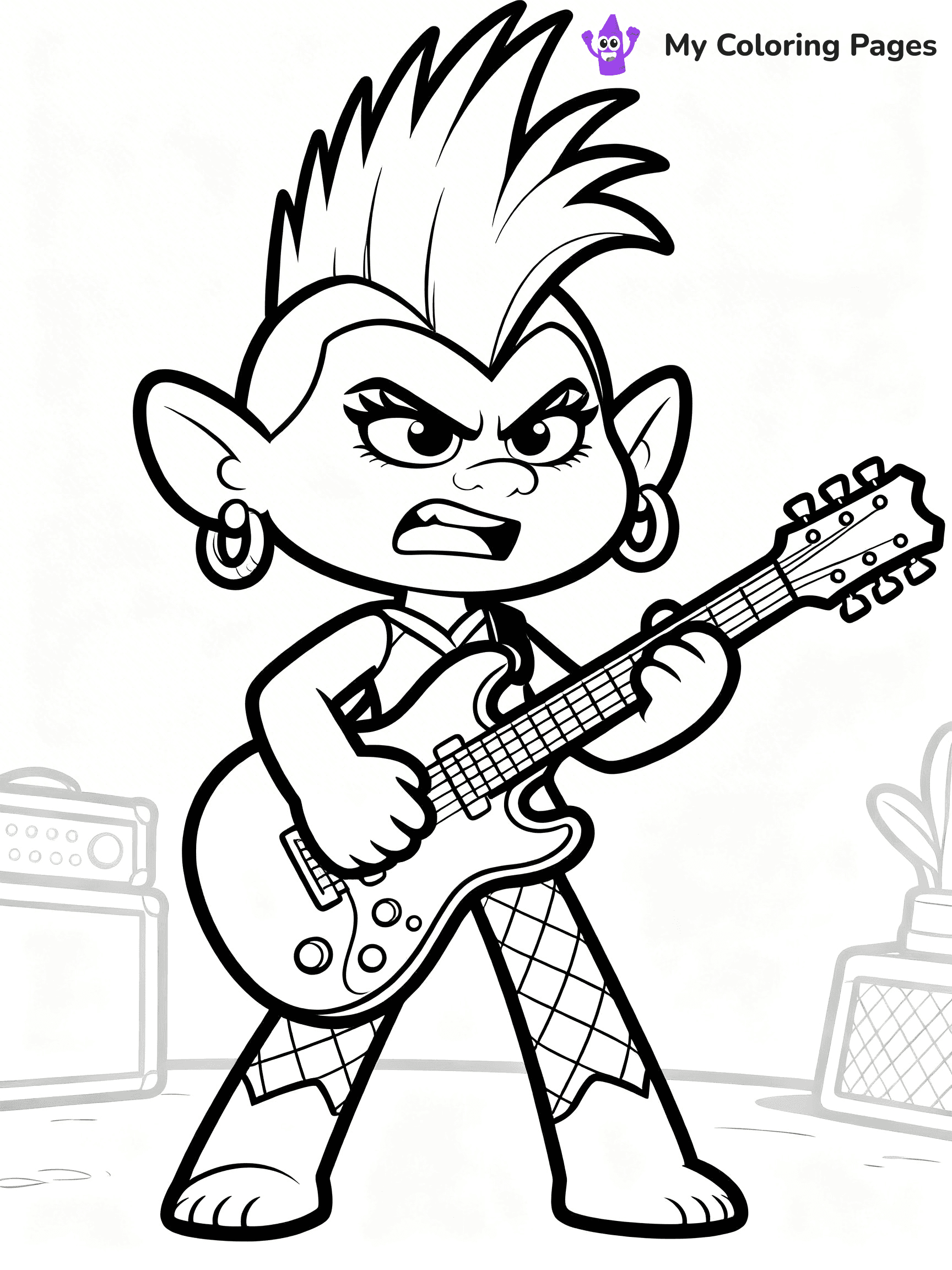 Trolls Band Together Coloring Pages - 379