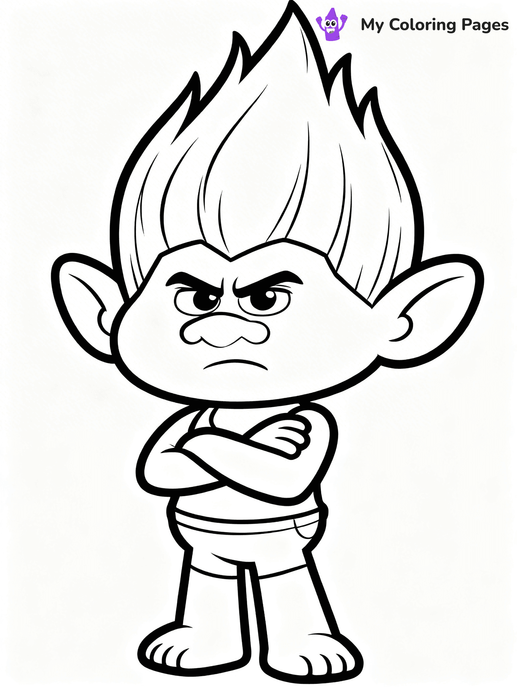 Trolls Band Together Coloring Pages - 377