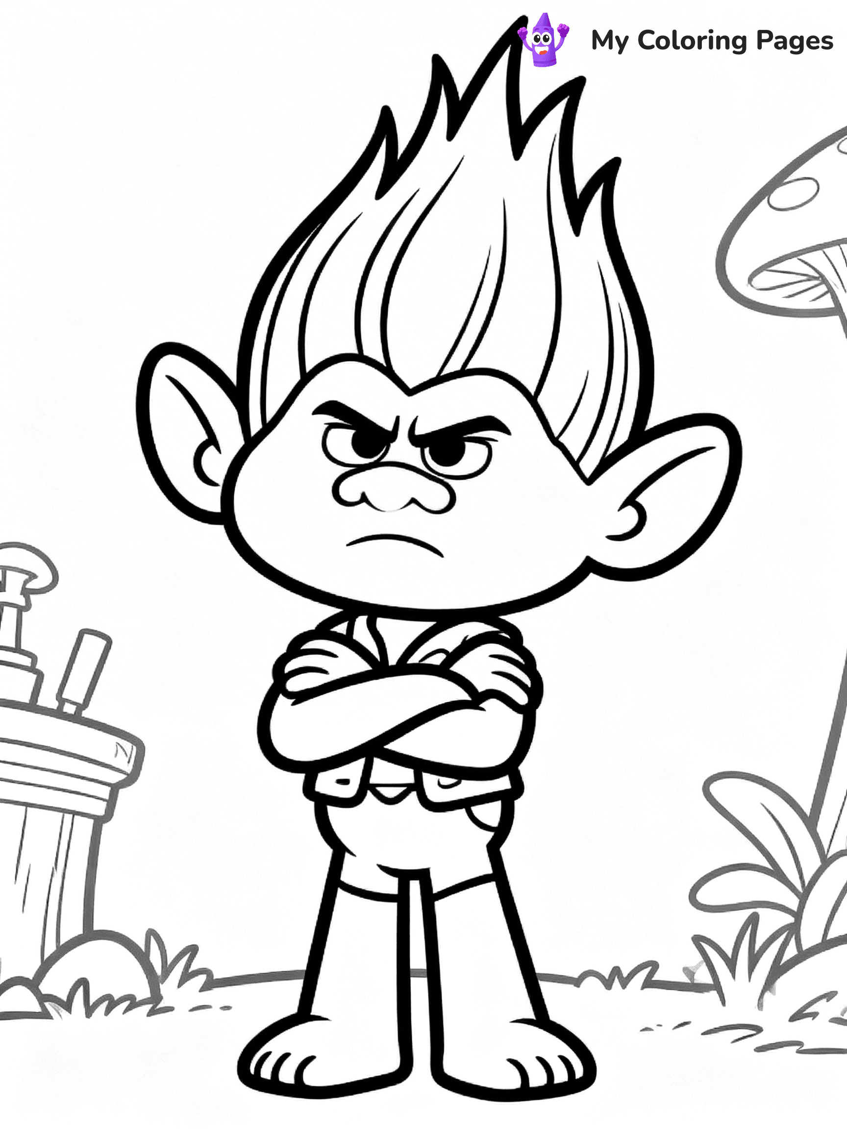 Trolls Band Together Coloring Pages - 373