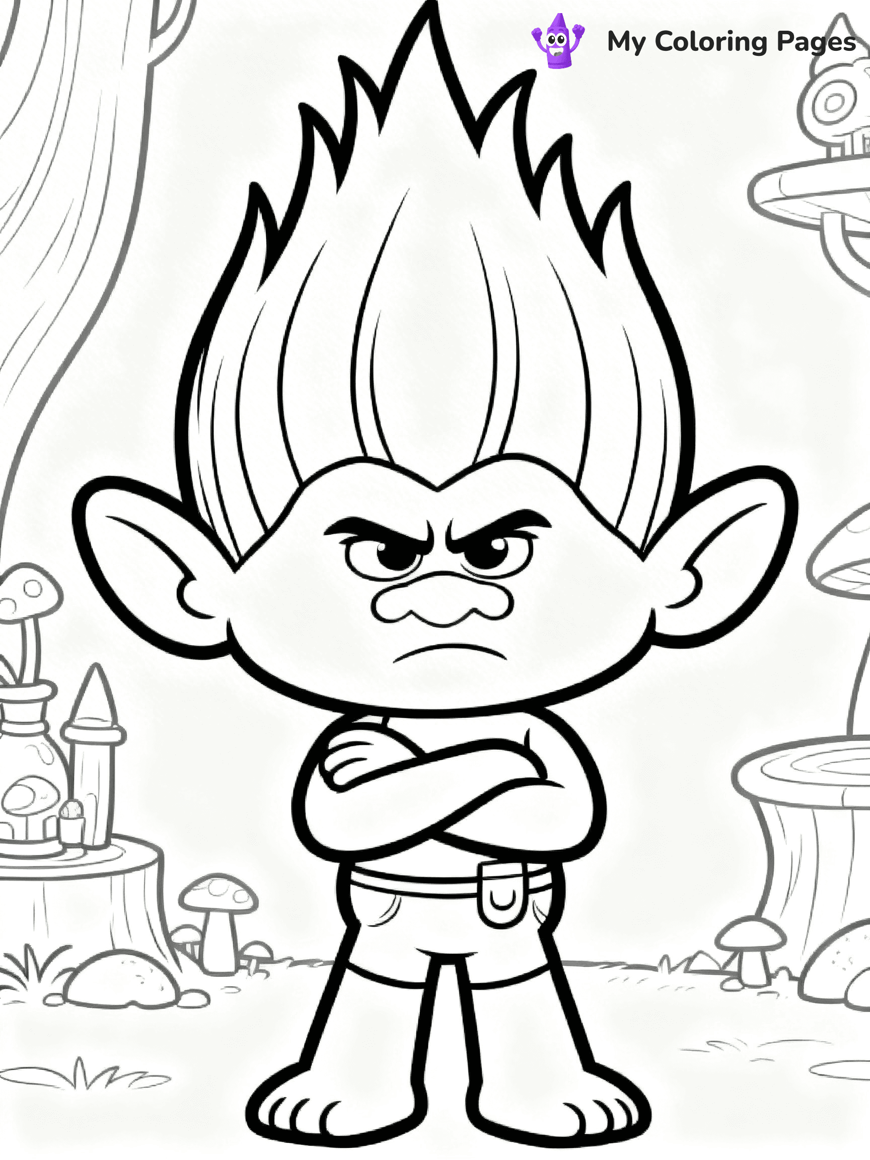 Trolls Band Together Coloring Pages - 372