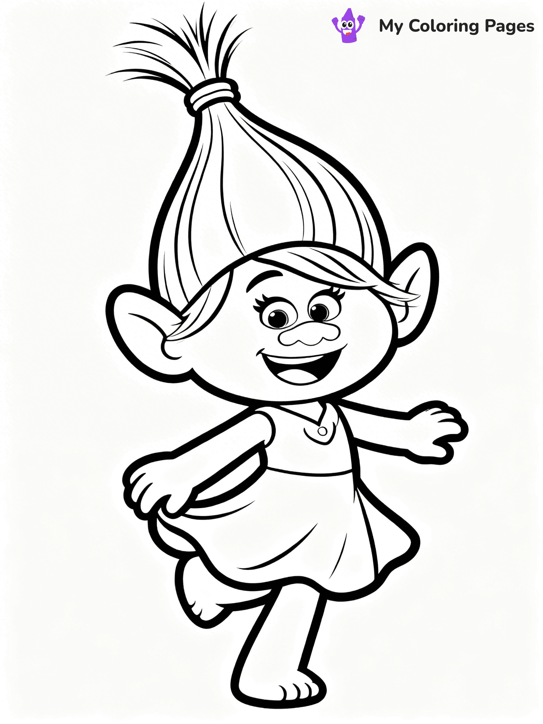 Trolls Band Together Coloring Pages - 370