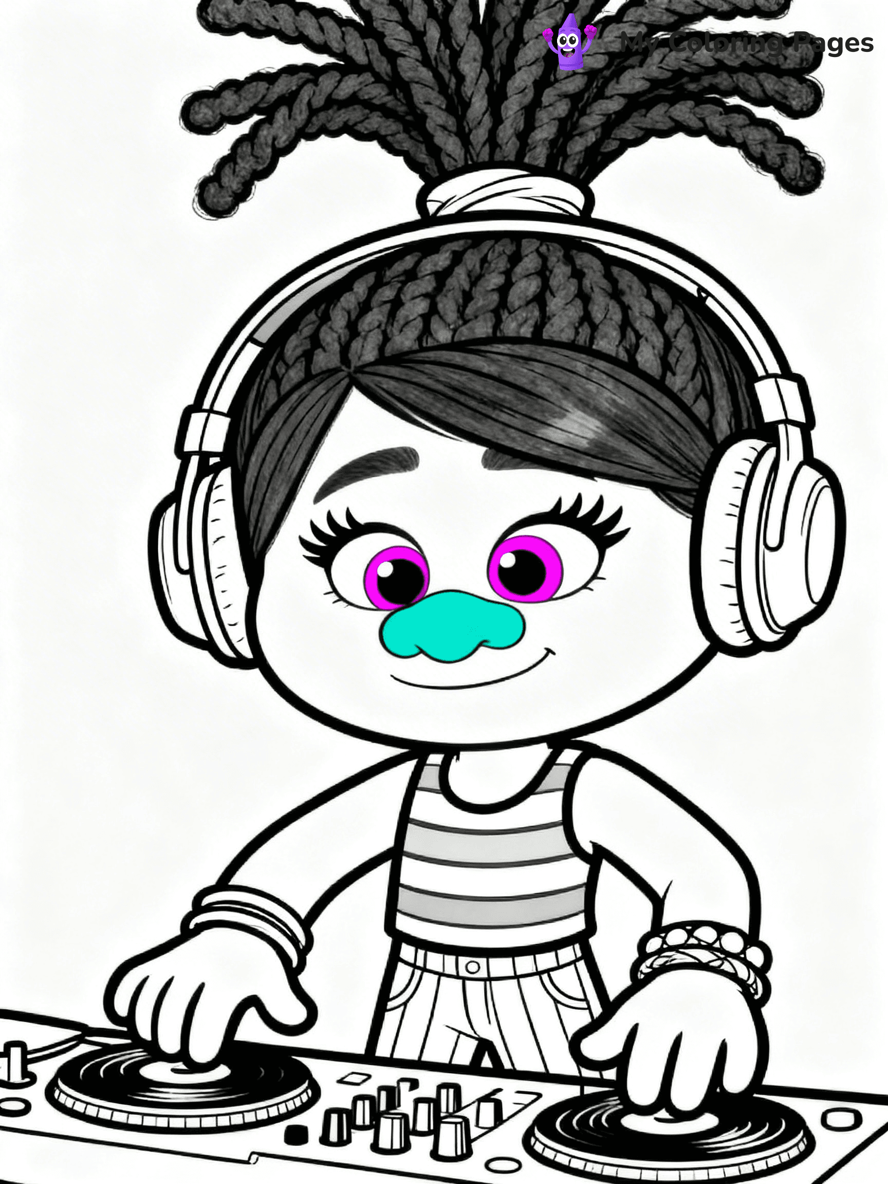 Trolls Band Together Coloring Pages - 369