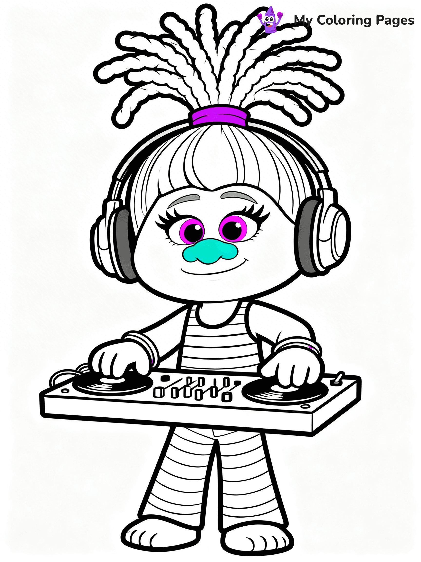 Trolls Band Together Coloring Pages - 368