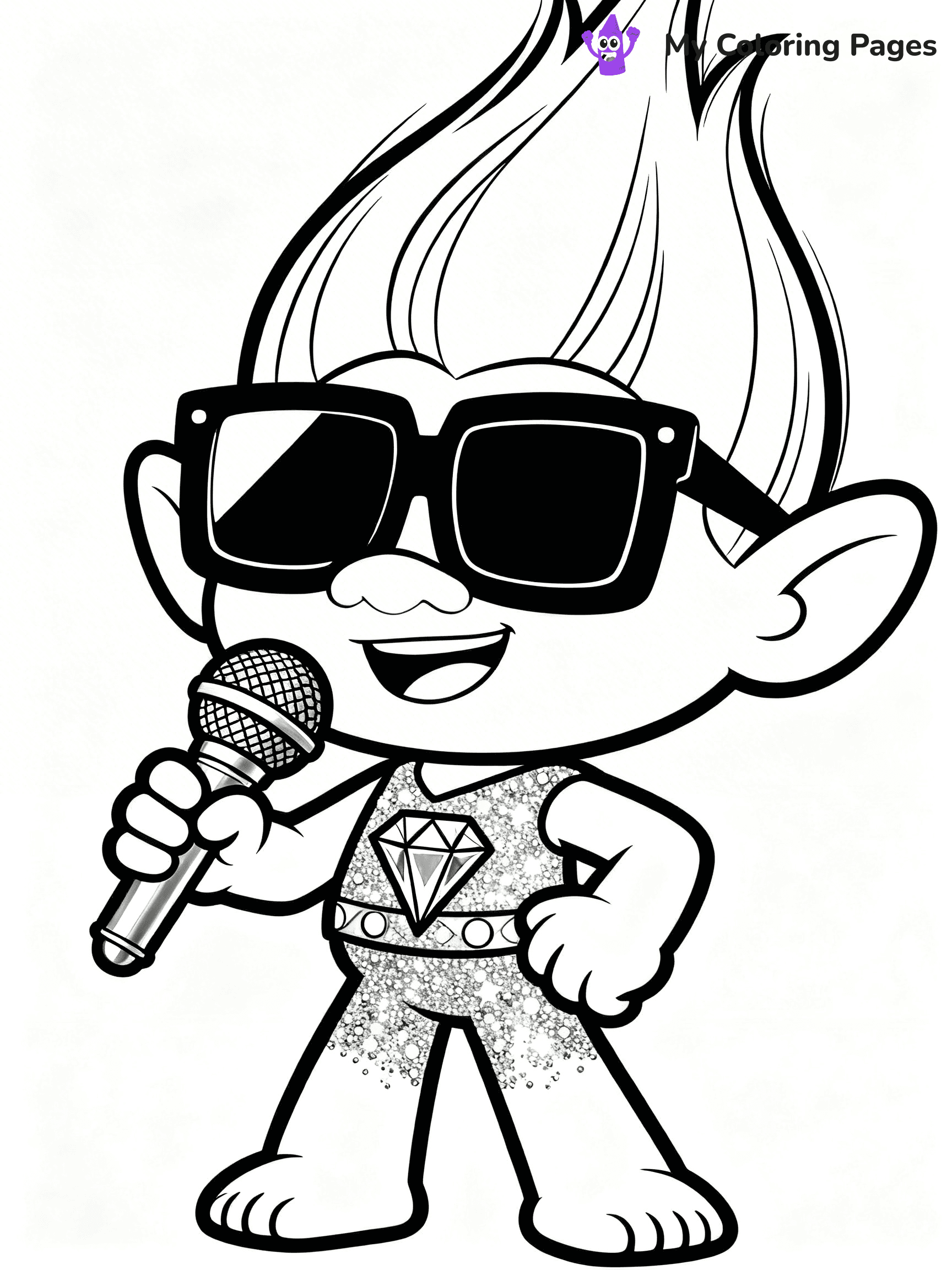 Trolls Band Together Coloring Pages - 365