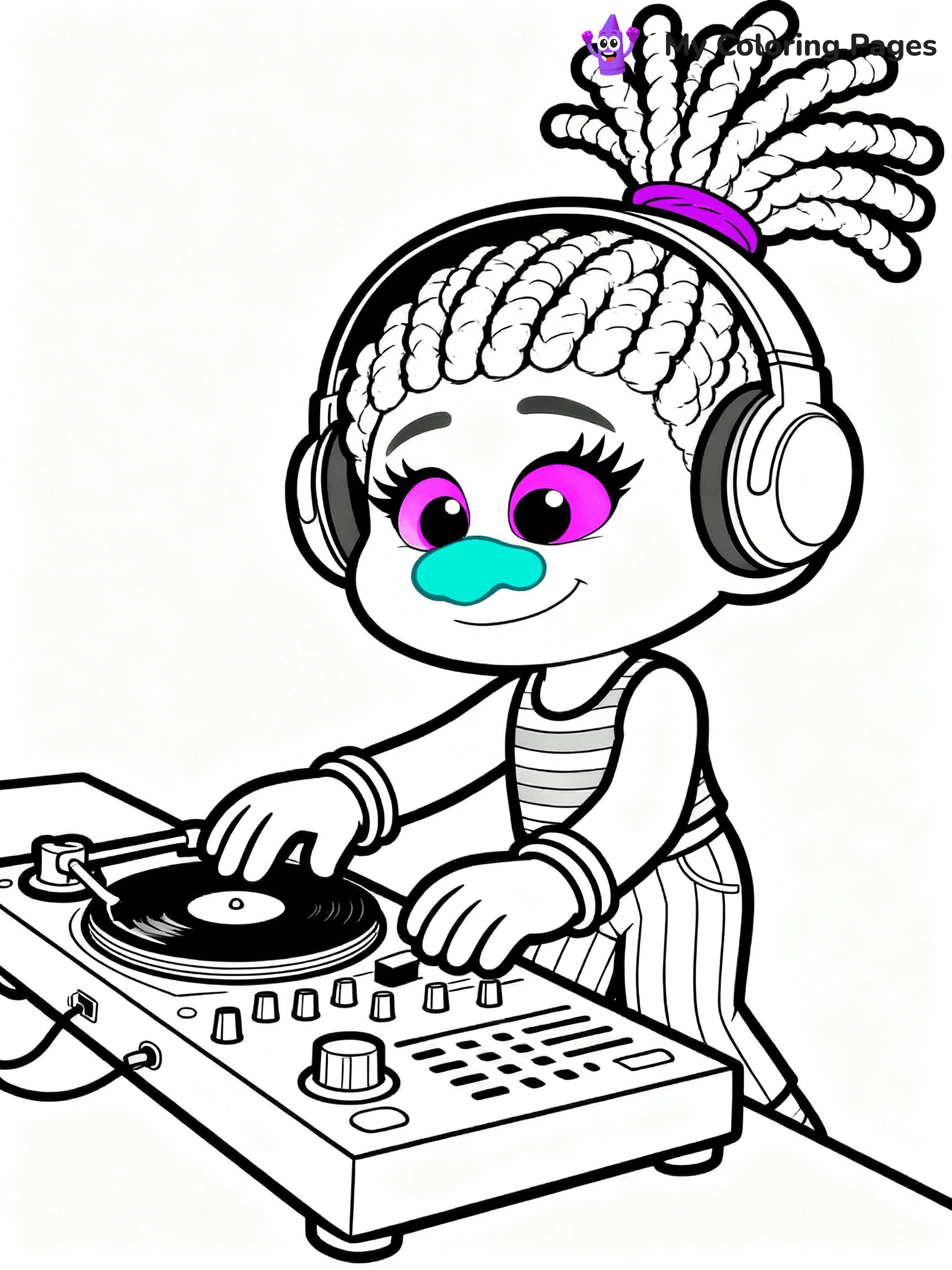 Trolls Band Together Coloring Pages - 366