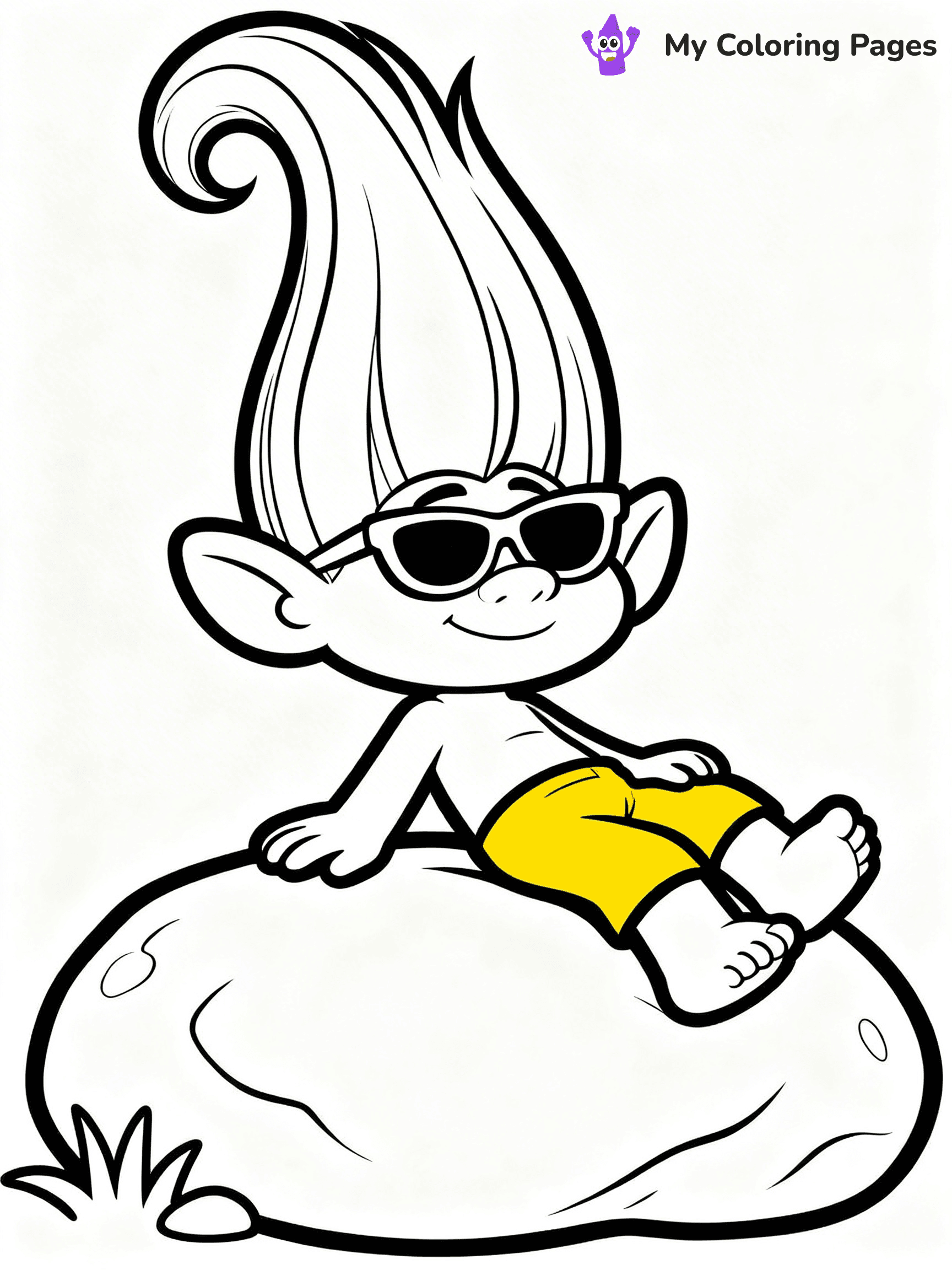 Trolls Band Together Coloring Pages - 339