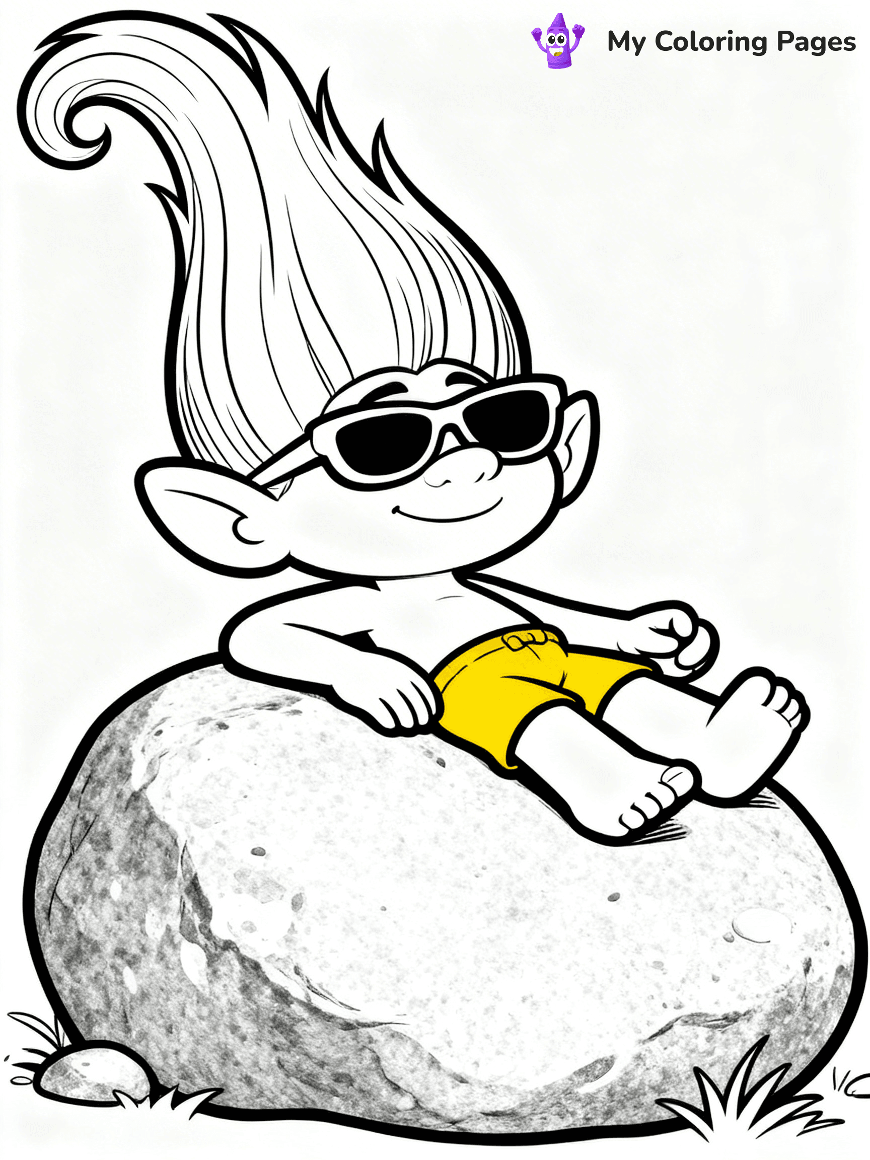 Trolls Band Together Coloring Pages - 338