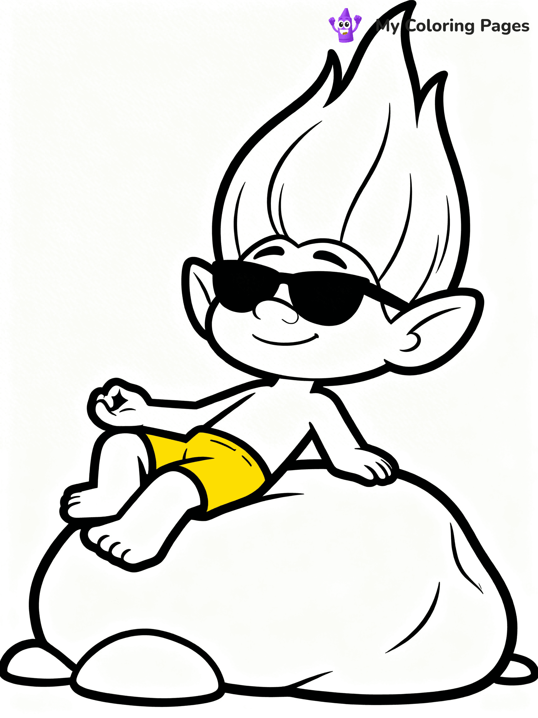 Trolls Band Together Coloring Pages - 337