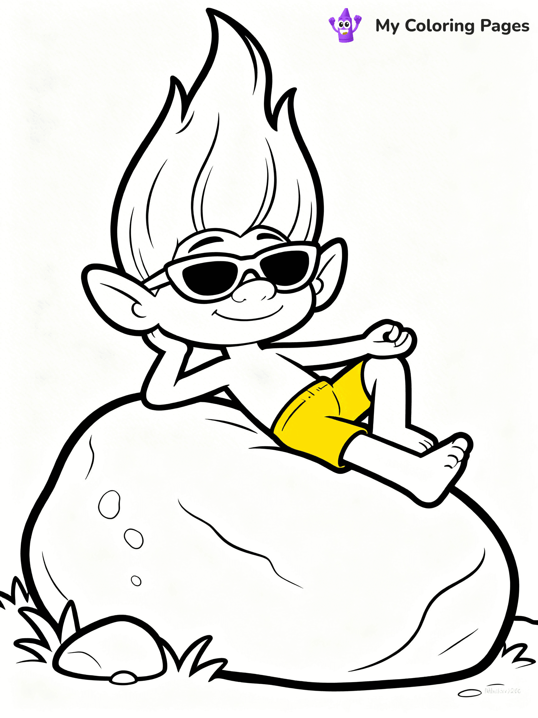 Trolls Band Together Coloring Pages - 334