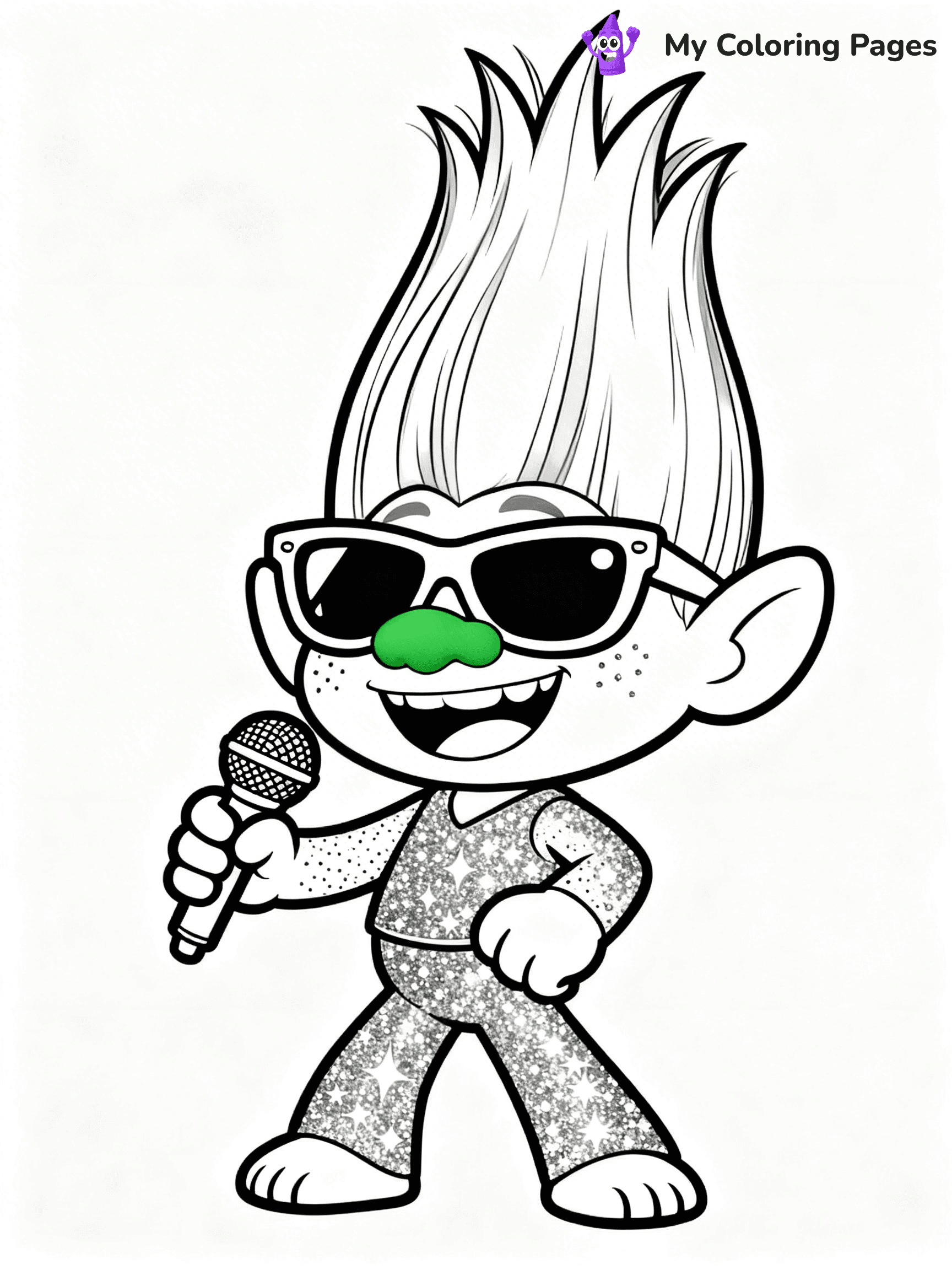 Trolls Band Together Coloring Pages - 325