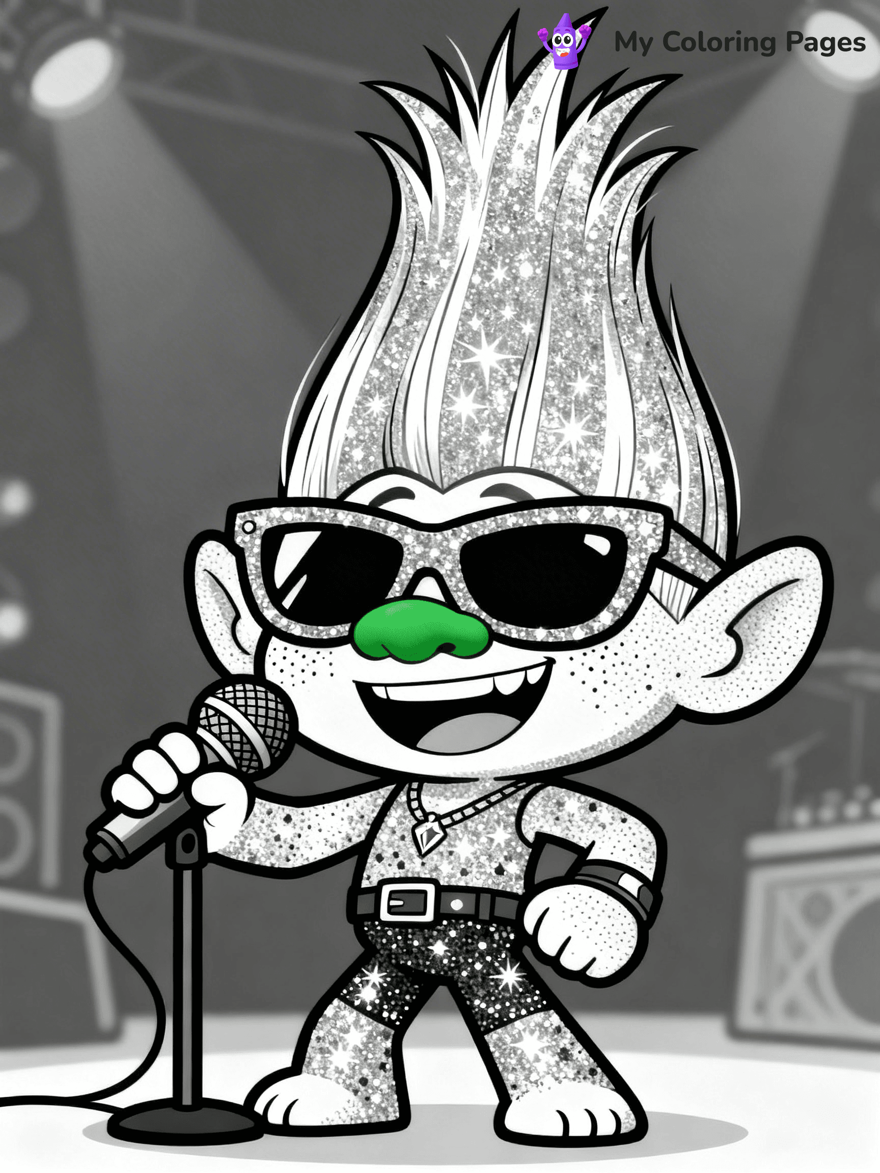 Trolls Band Together Coloring Pages - 324