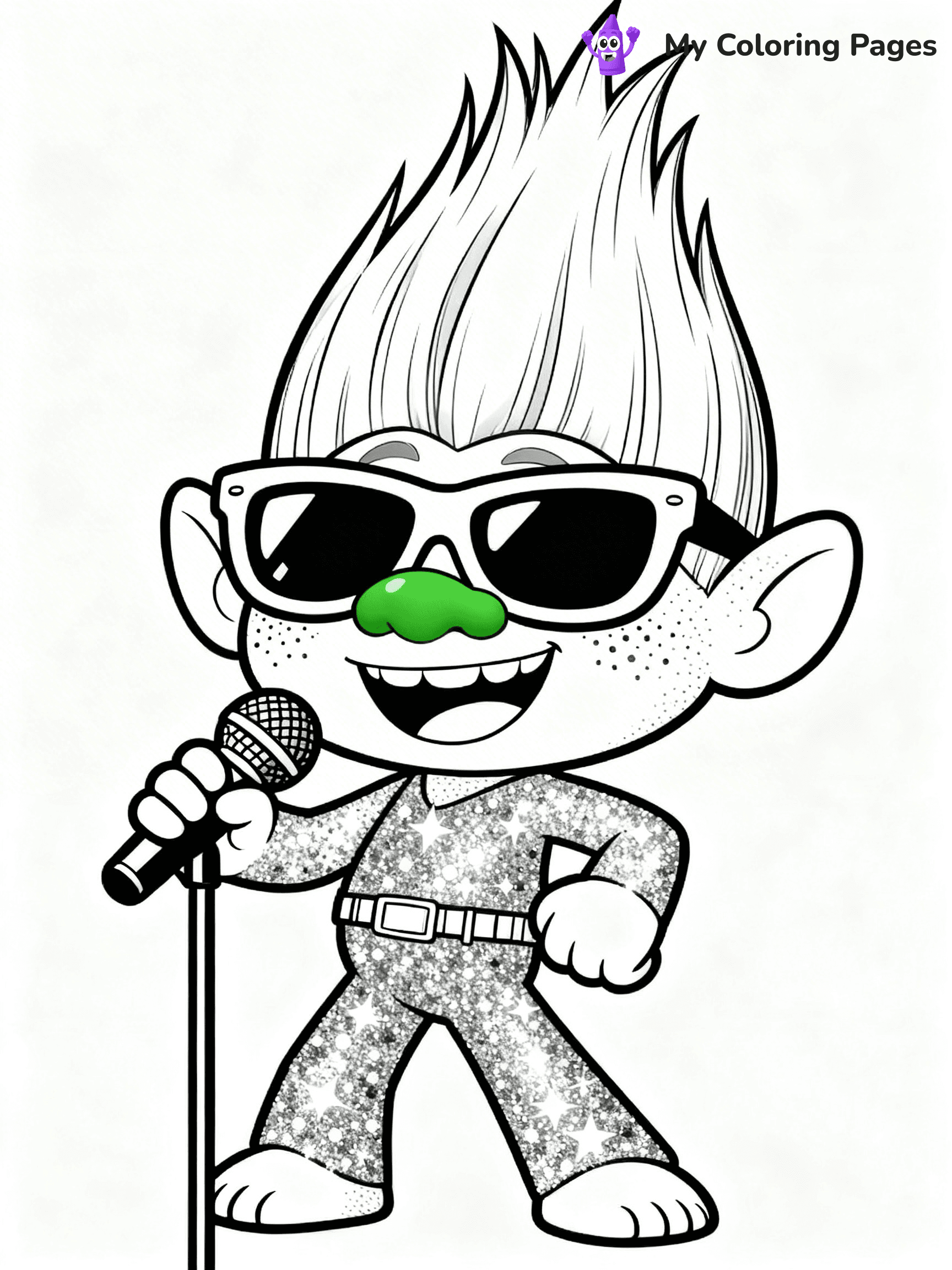 Trolls Band Together Coloring Pages - 323