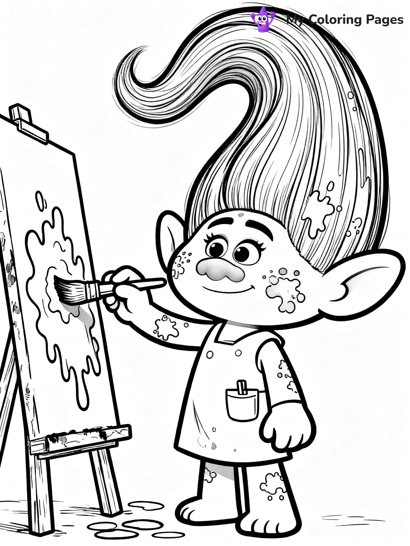 Trolls Band Together Coloring Pages - 317