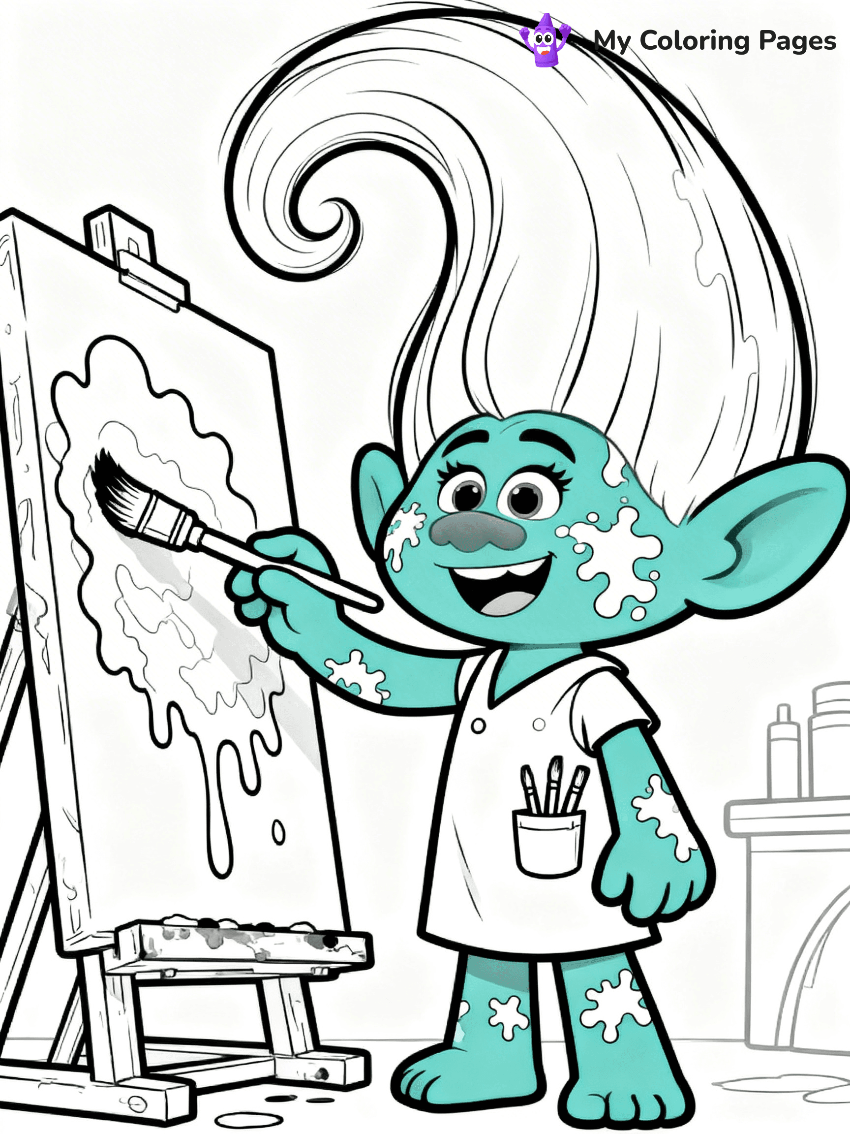 Trolls Band Together Coloring Pages - 316