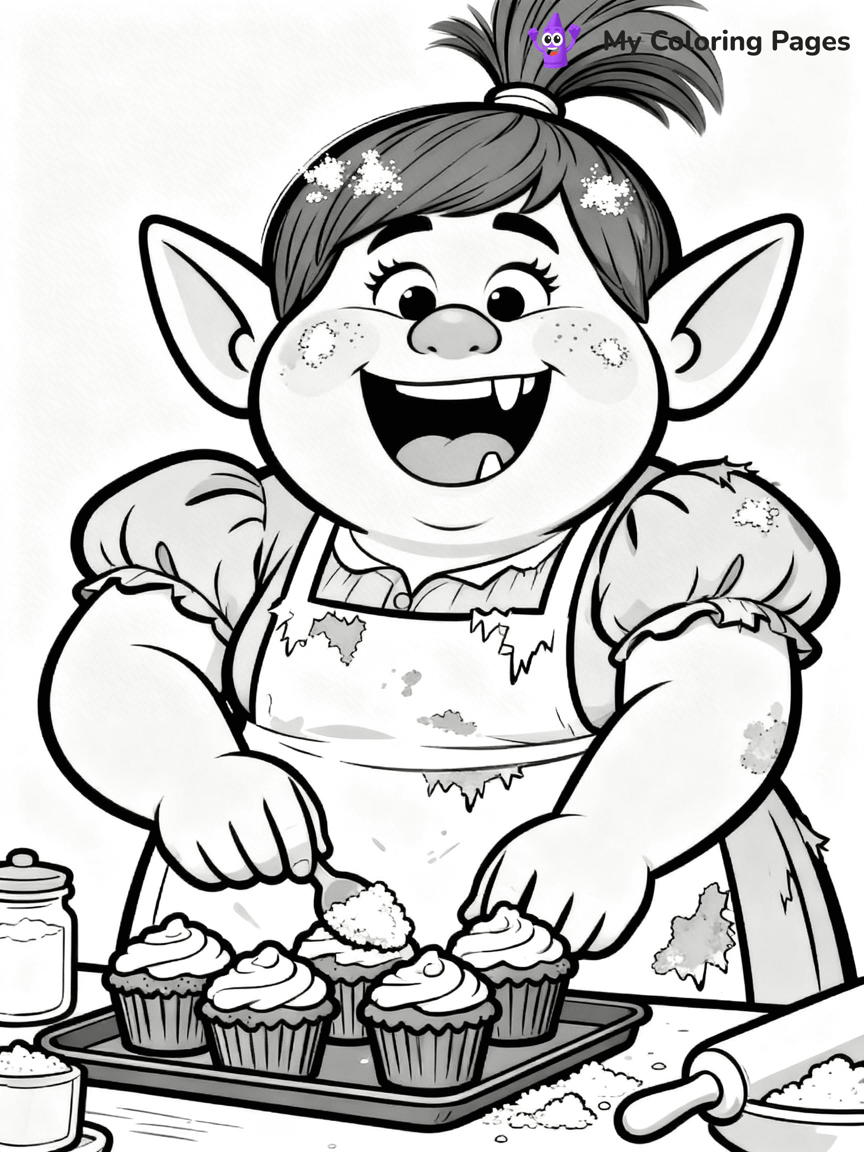 Trolls Band Together Coloring Pages - 300