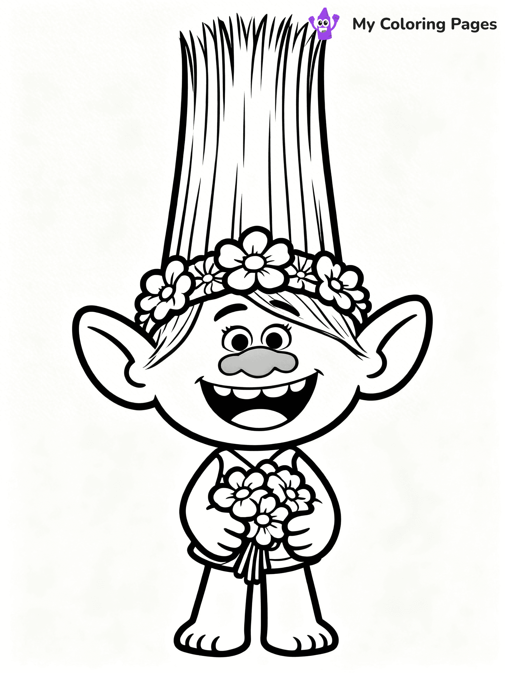 Trolls Band Together Coloring Pages - 289