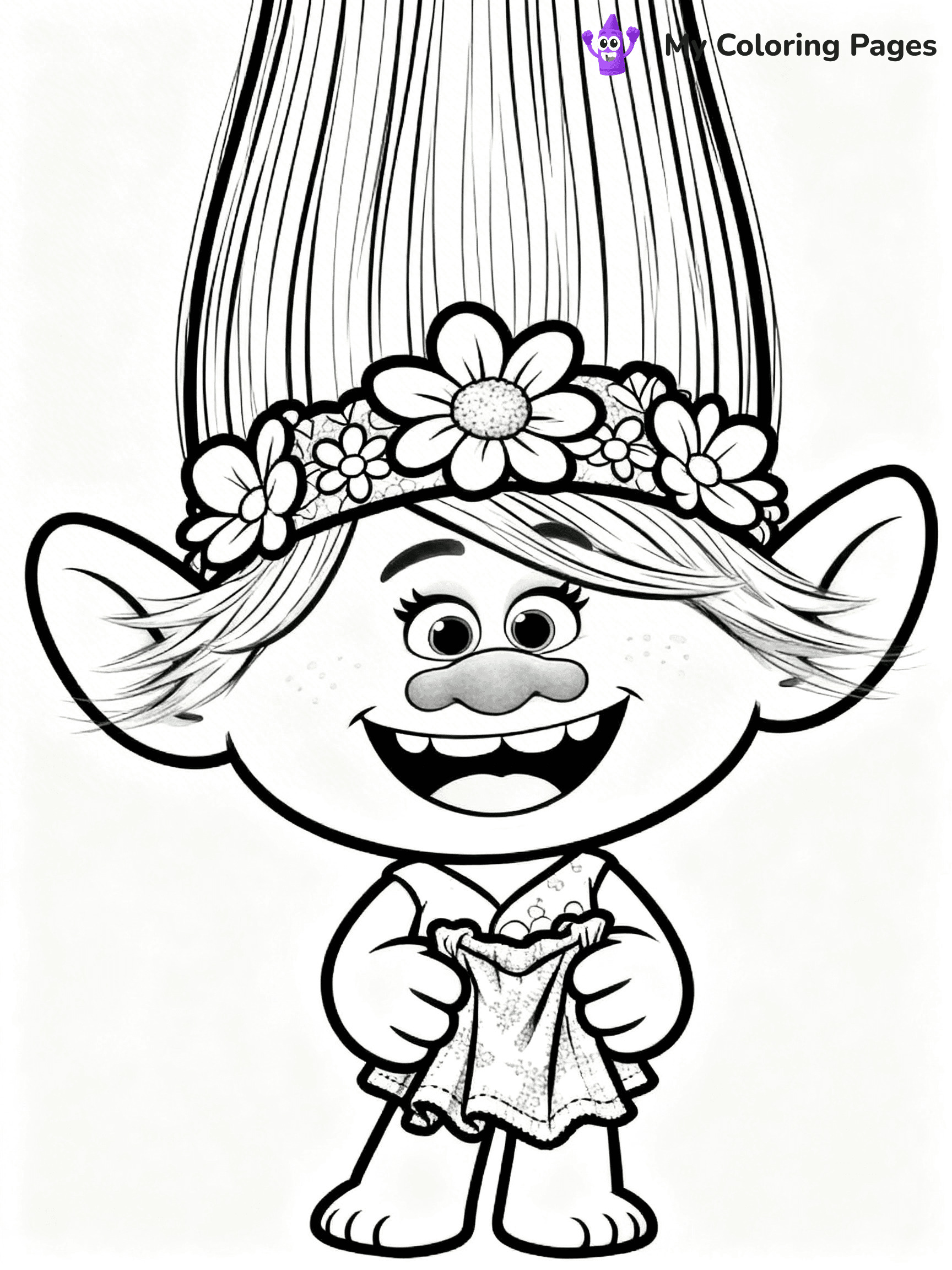 Trolls Band Together Coloring Pages - 287