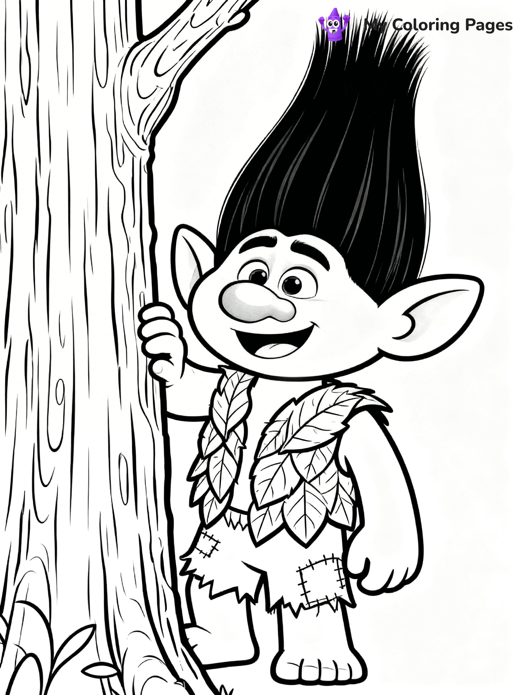 Trolls Band Together Coloring Pages - 285