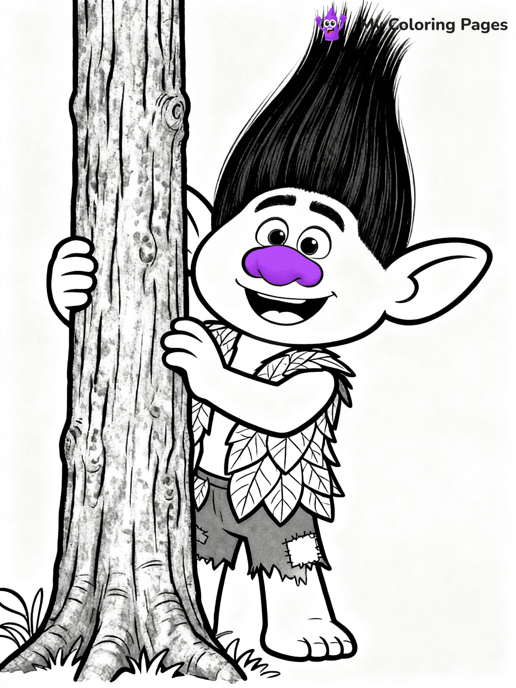 Trolls Band Together Coloring Pages - 284