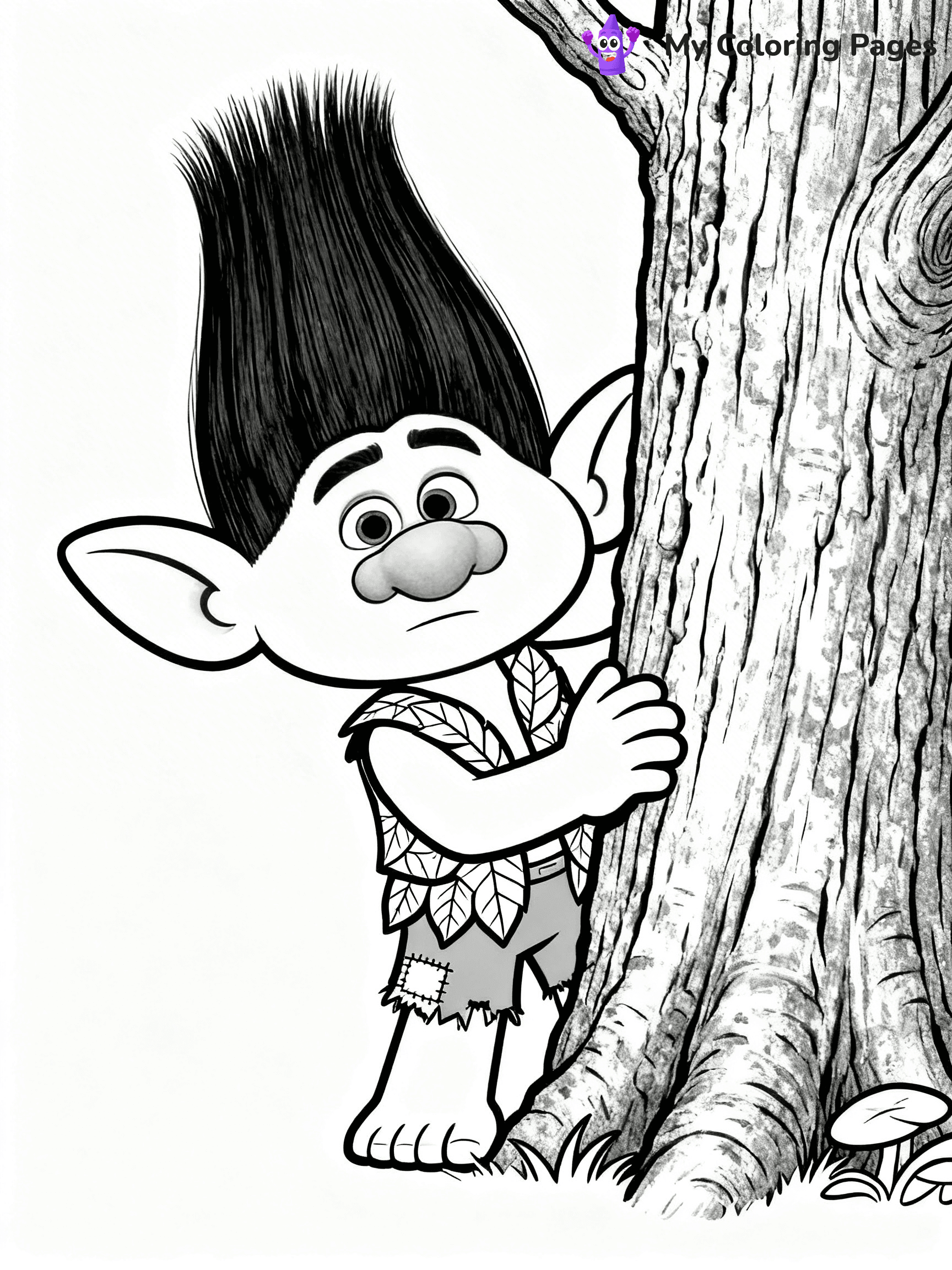 Trolls Band Together Coloring Pages - 282