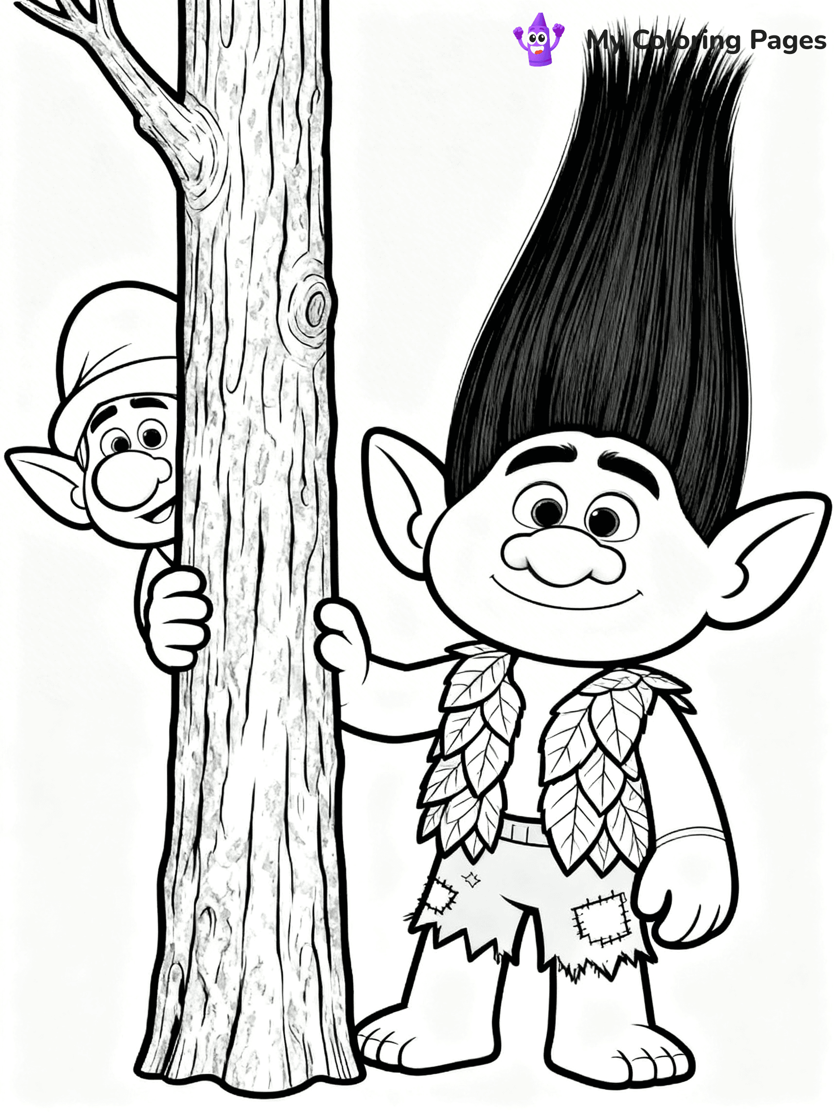 Trolls Band Together Coloring Pages - 280