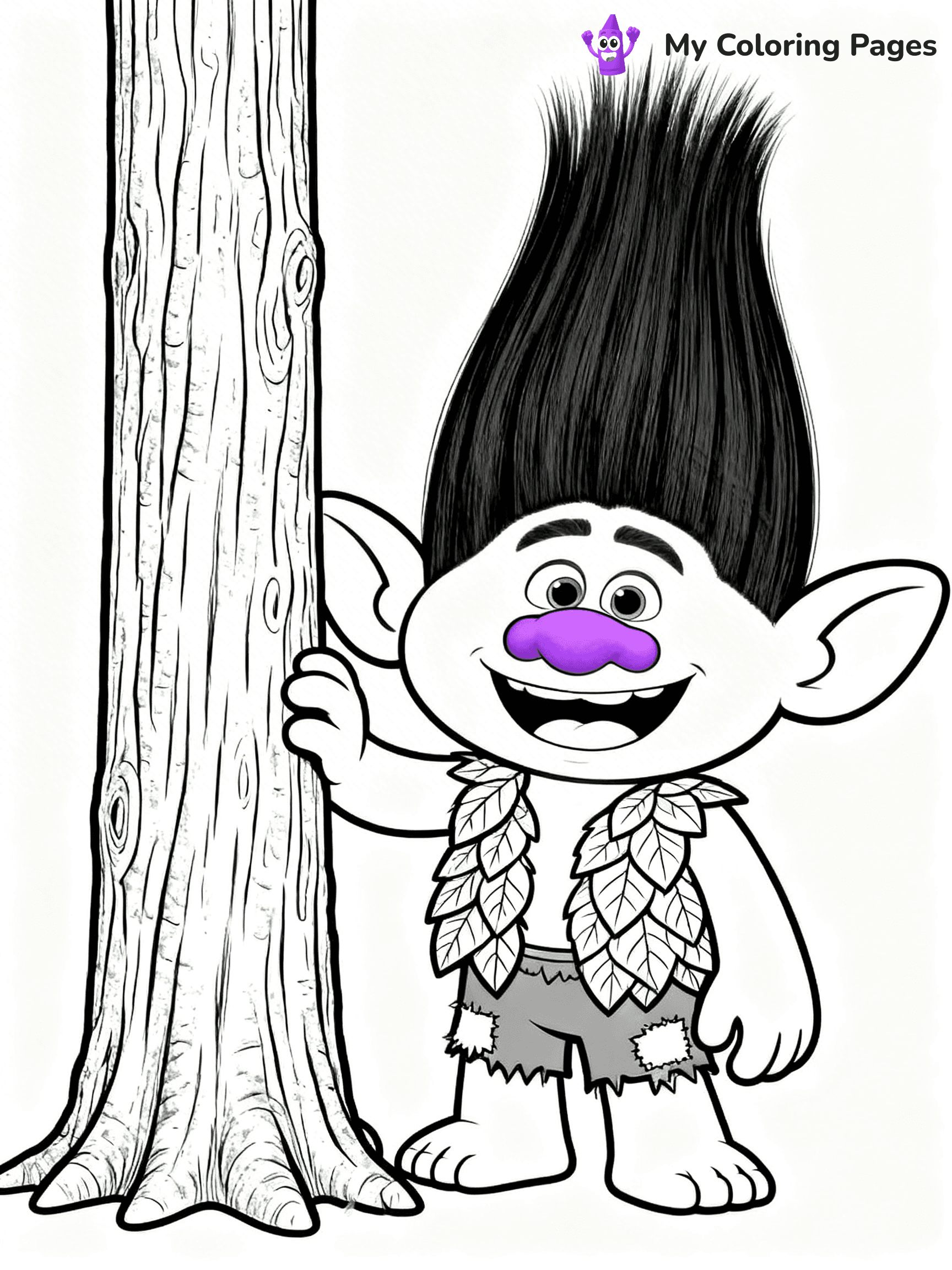 Trolls Band Together Coloring Pages - 279