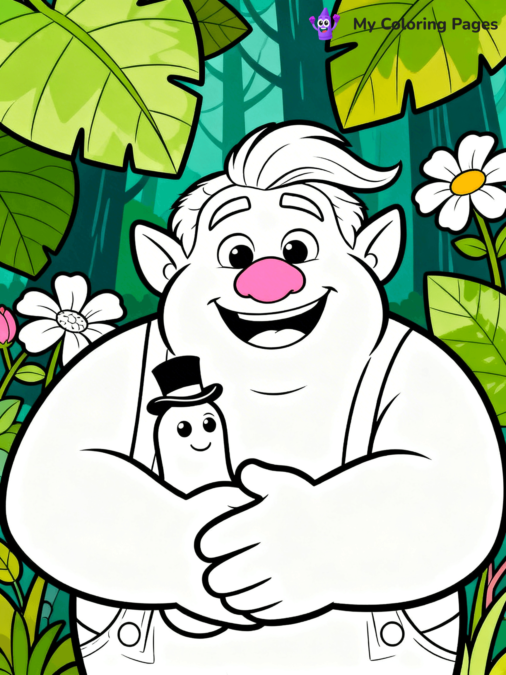 Trolls Band Together Coloring Pages - 277