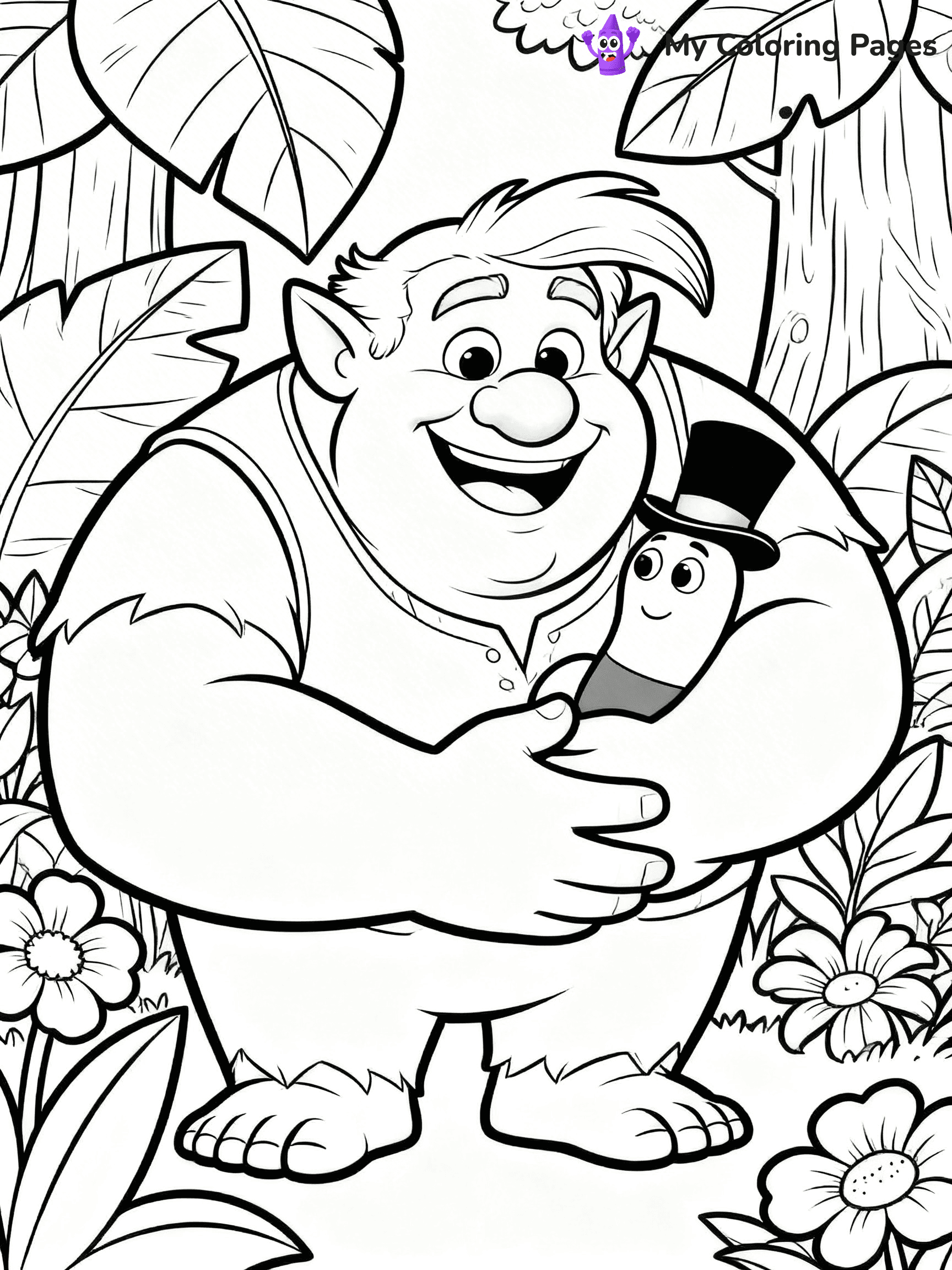 Trolls Band Together Coloring Pages - 276