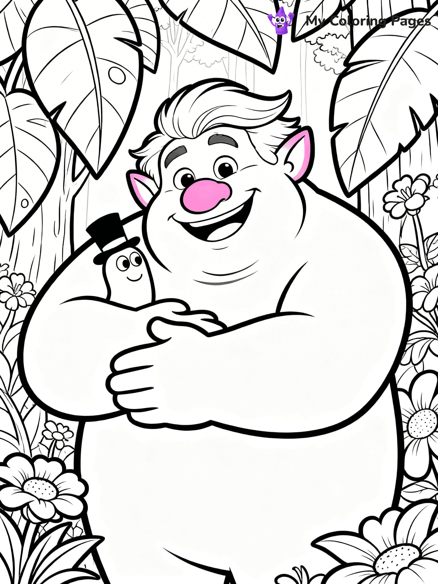 Trolls Band Together Coloring Pages - 270