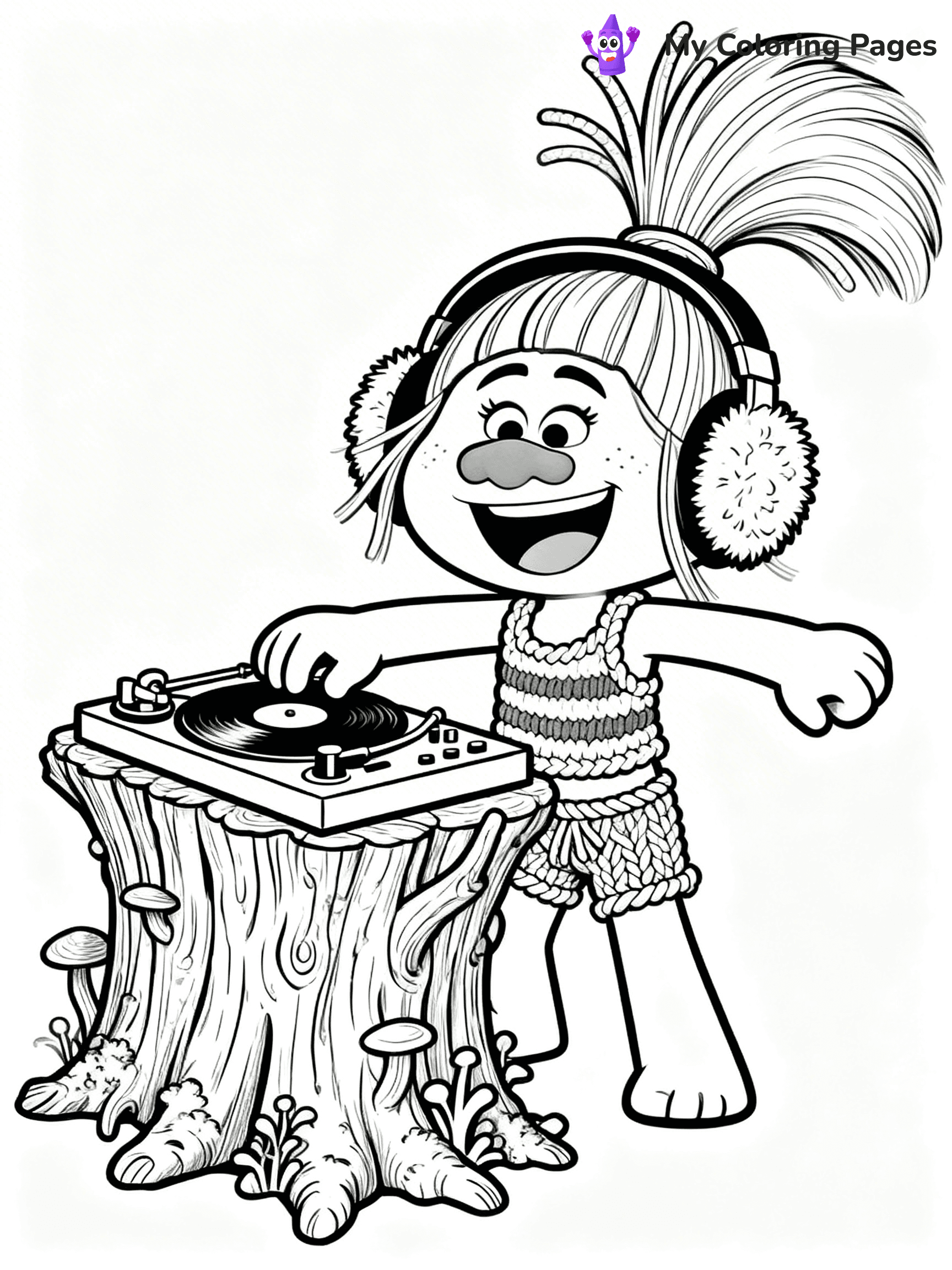 Trolls Band Together Coloring Pages - 260