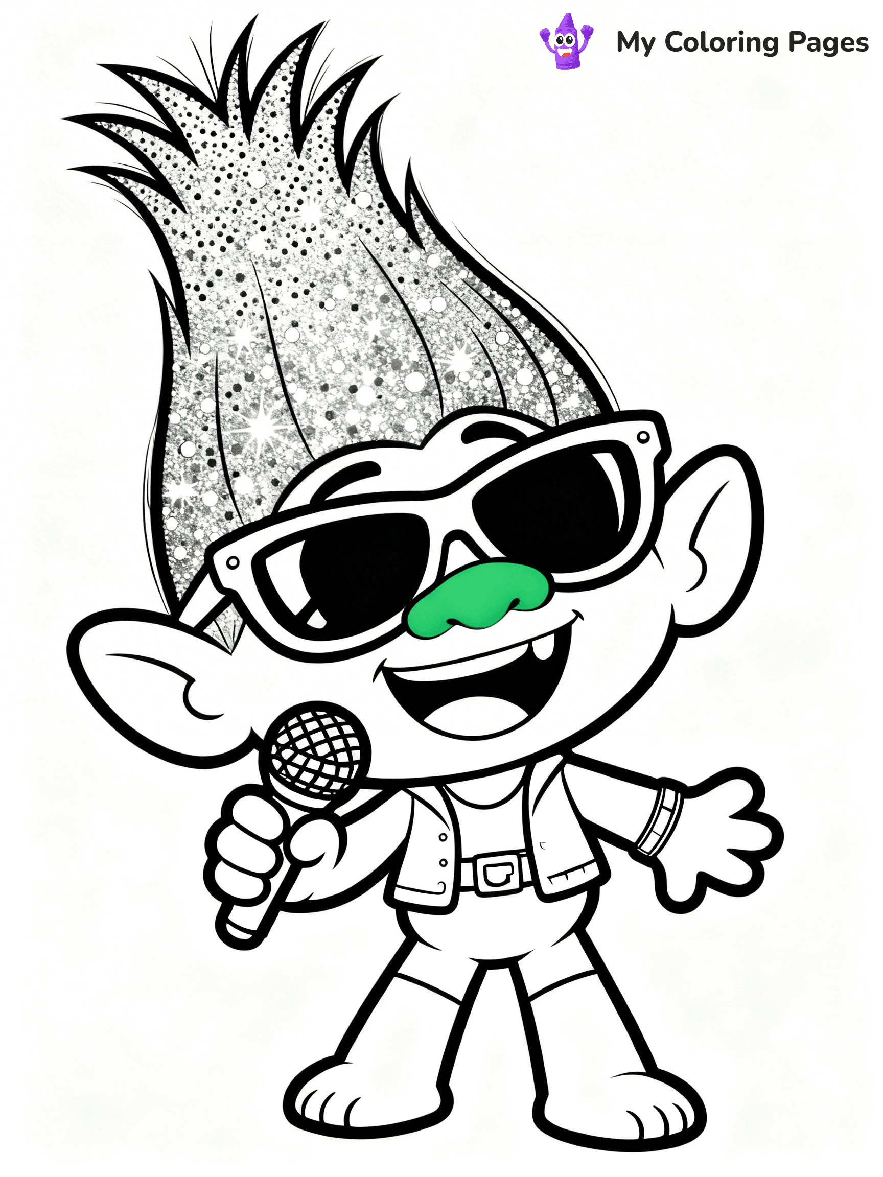 Trolls Band Together Coloring Pages - 255